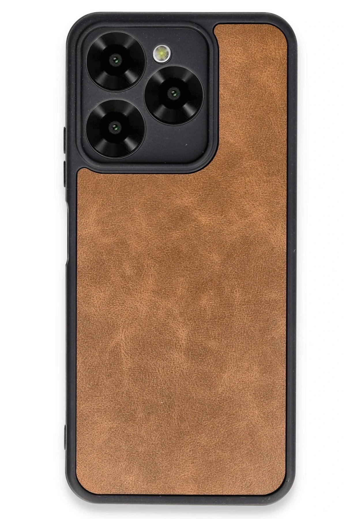 General Mobile Era 30 Kılıf Aras Deri Kapak - Taba-(5796)