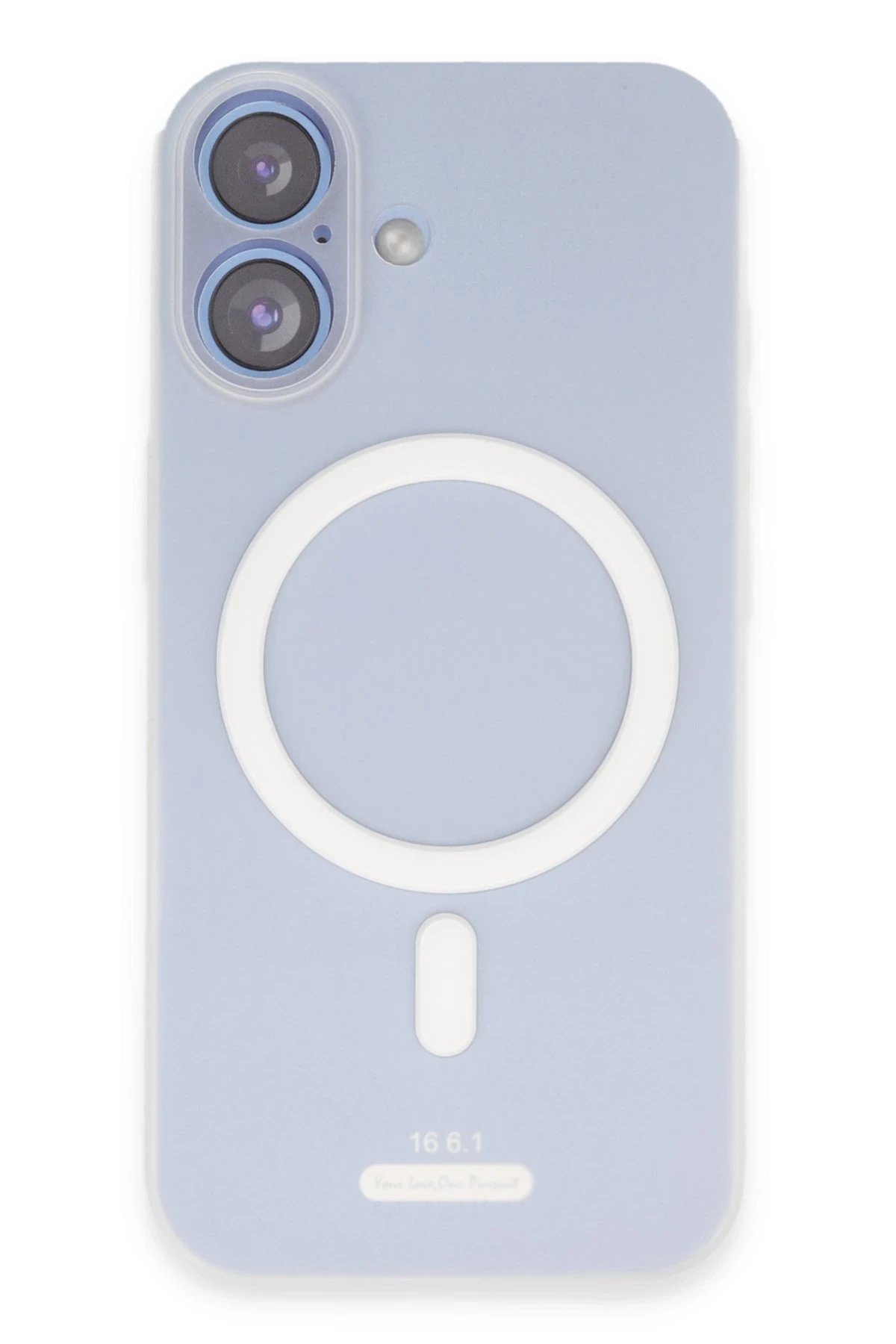 iPhone 16 Sense Magsafe Kapak - Şeffaf-(5796)