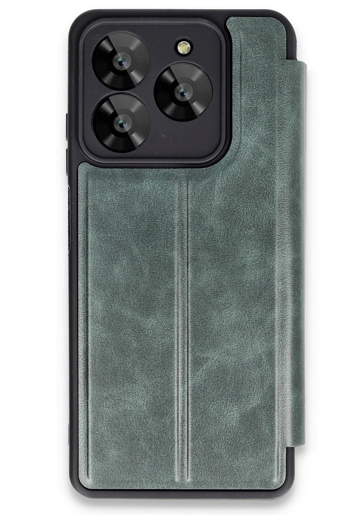 General Mobile Era 50 Kılıf Flip Cover - Koyu Yeşil-(5796)
