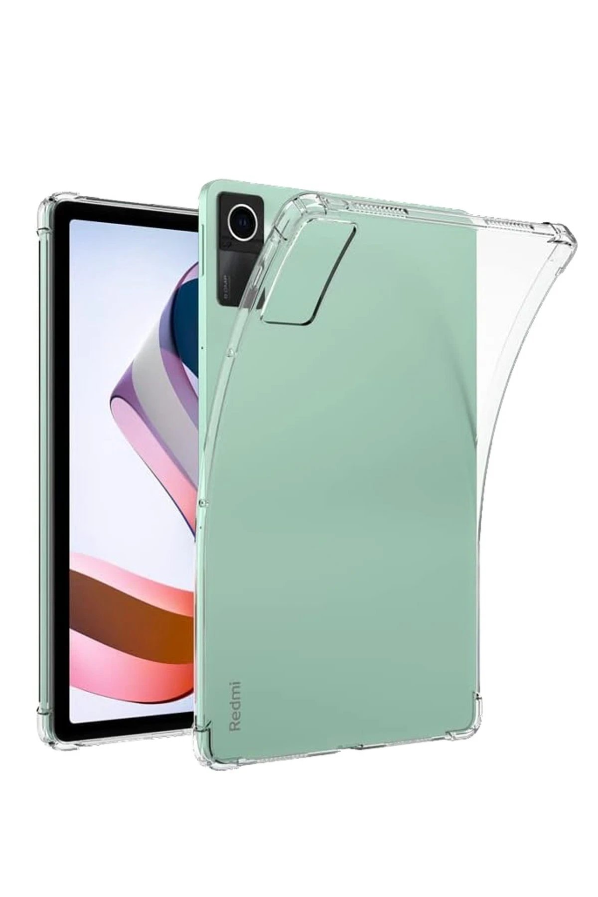 Xiaomi Redmi Pad Pro 12.1 Kılıf Anti Şeffaf Tablet Silikon - Şeffaf-(5796)