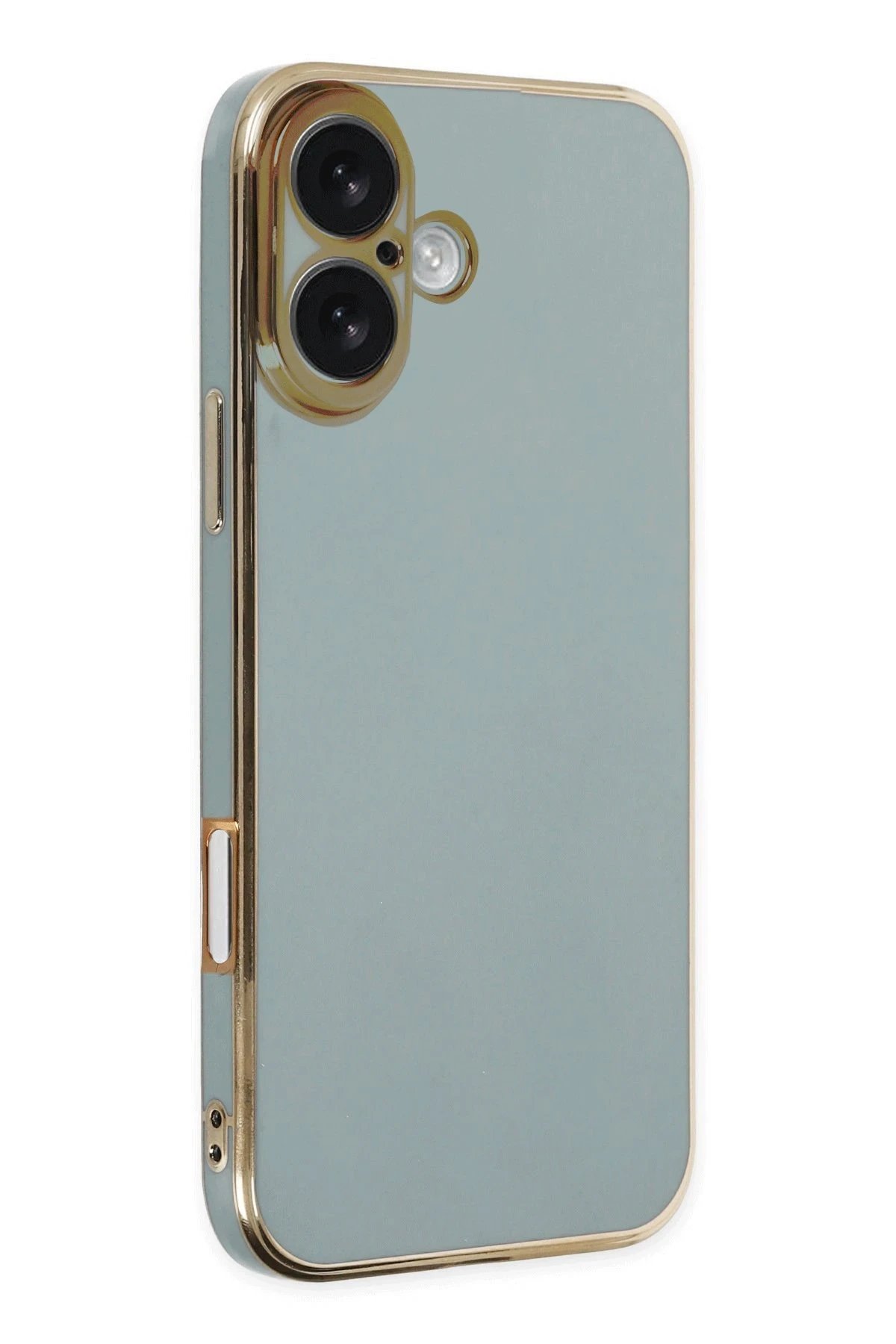 iPhone 16 Kılıf Volet Silikon - Açık Yeşil-(5796)