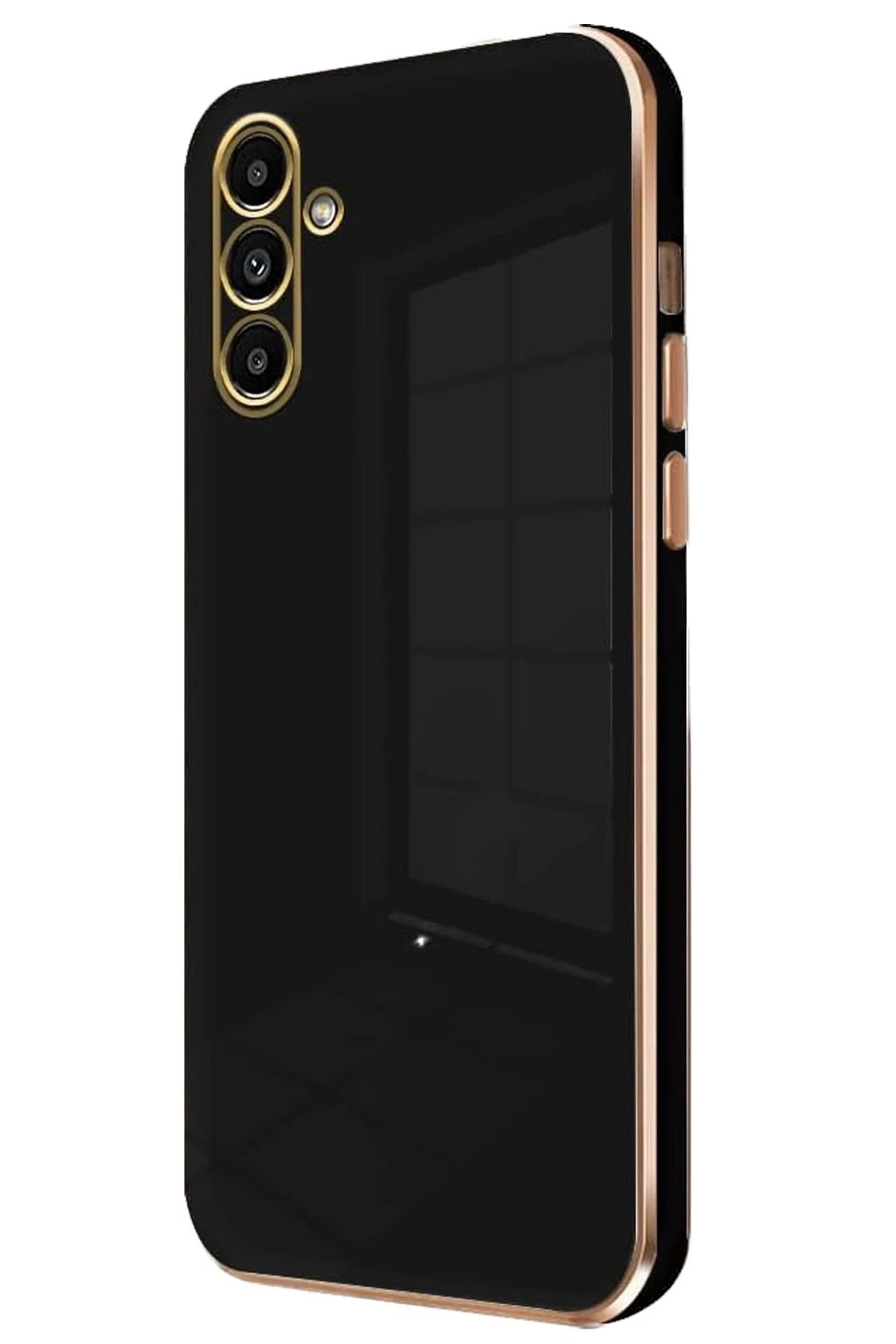 Samsung Galaxy M15 Kılıf Volet Silikon - Siyah-(5796)