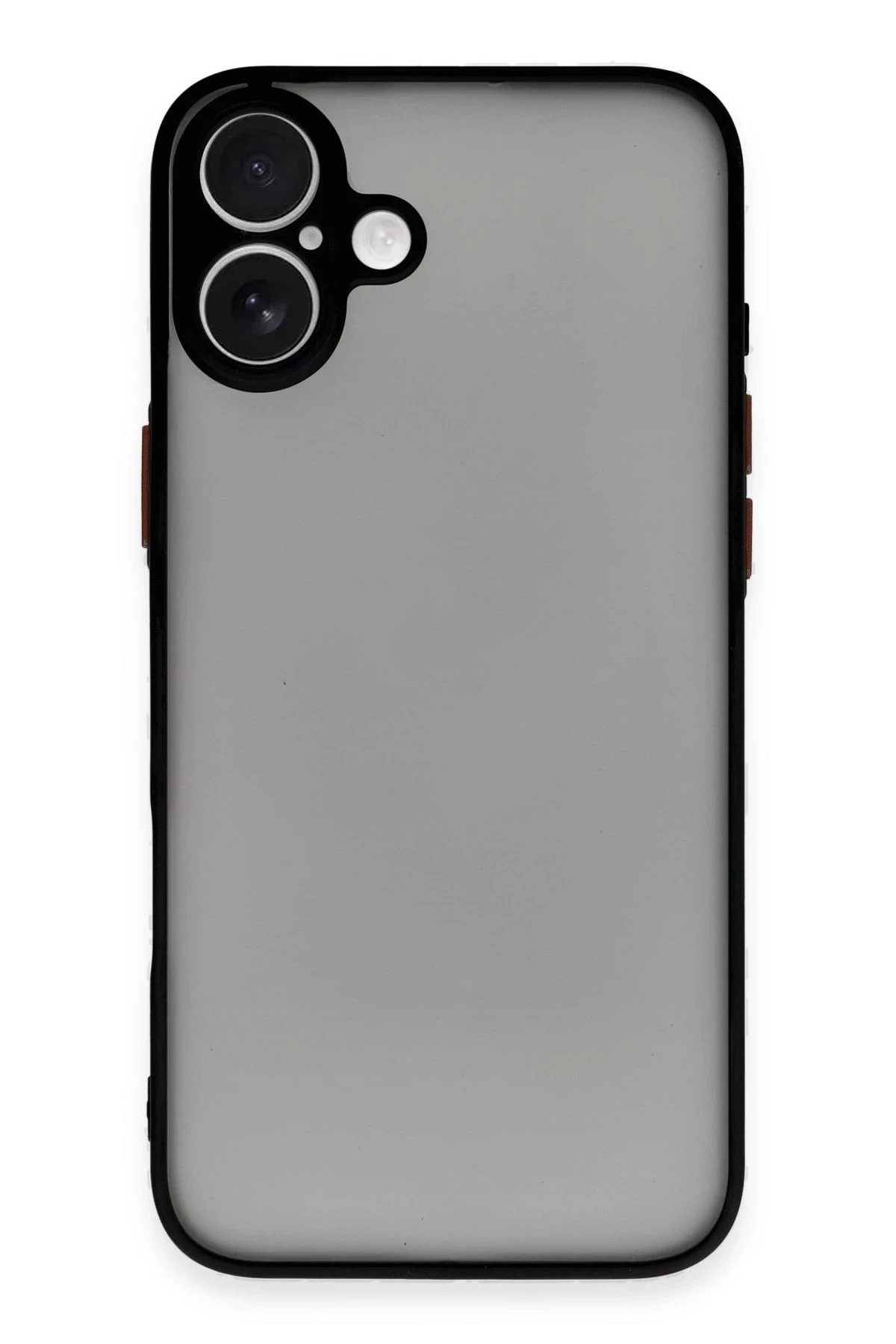 iPhone 16 Kılıf Montreal Silikon Kapak - Siyah-(5796)
