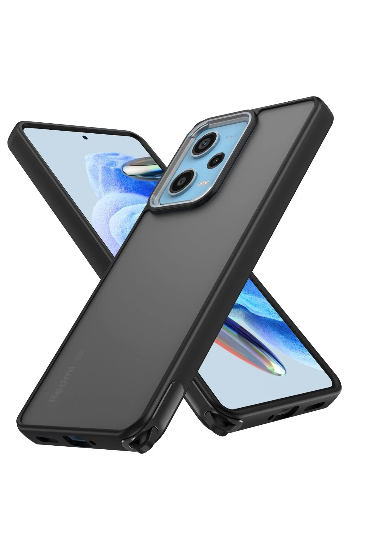 Xiaomi Redmi 13 4G Kılıf Elegant Kapak - Siyah-(5796)