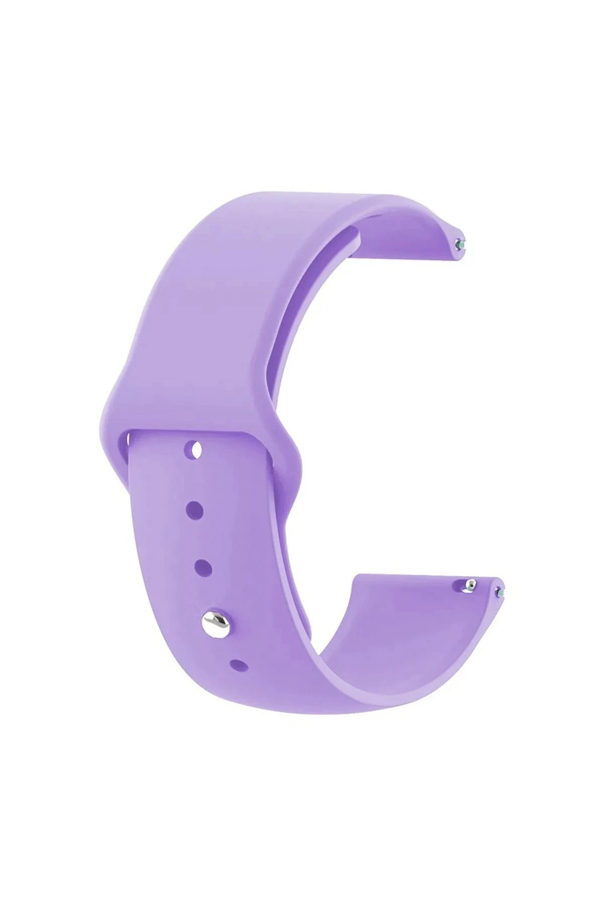 Huawei GT4 41mm 18mm Klasik Kordon - Lila-(5796)