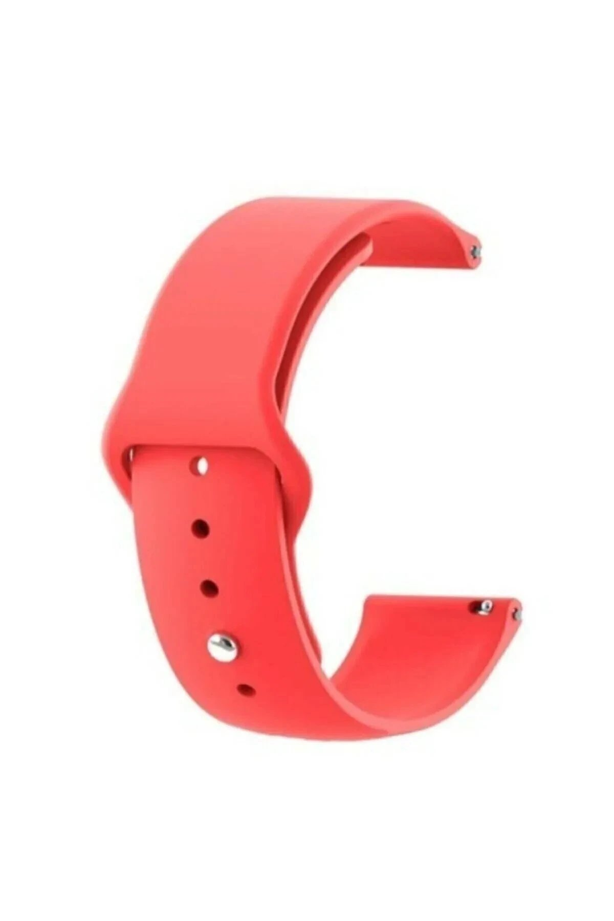 Huawei GT4 41mm 18mm Klasik Kordon - Kırmızı-(5796)
