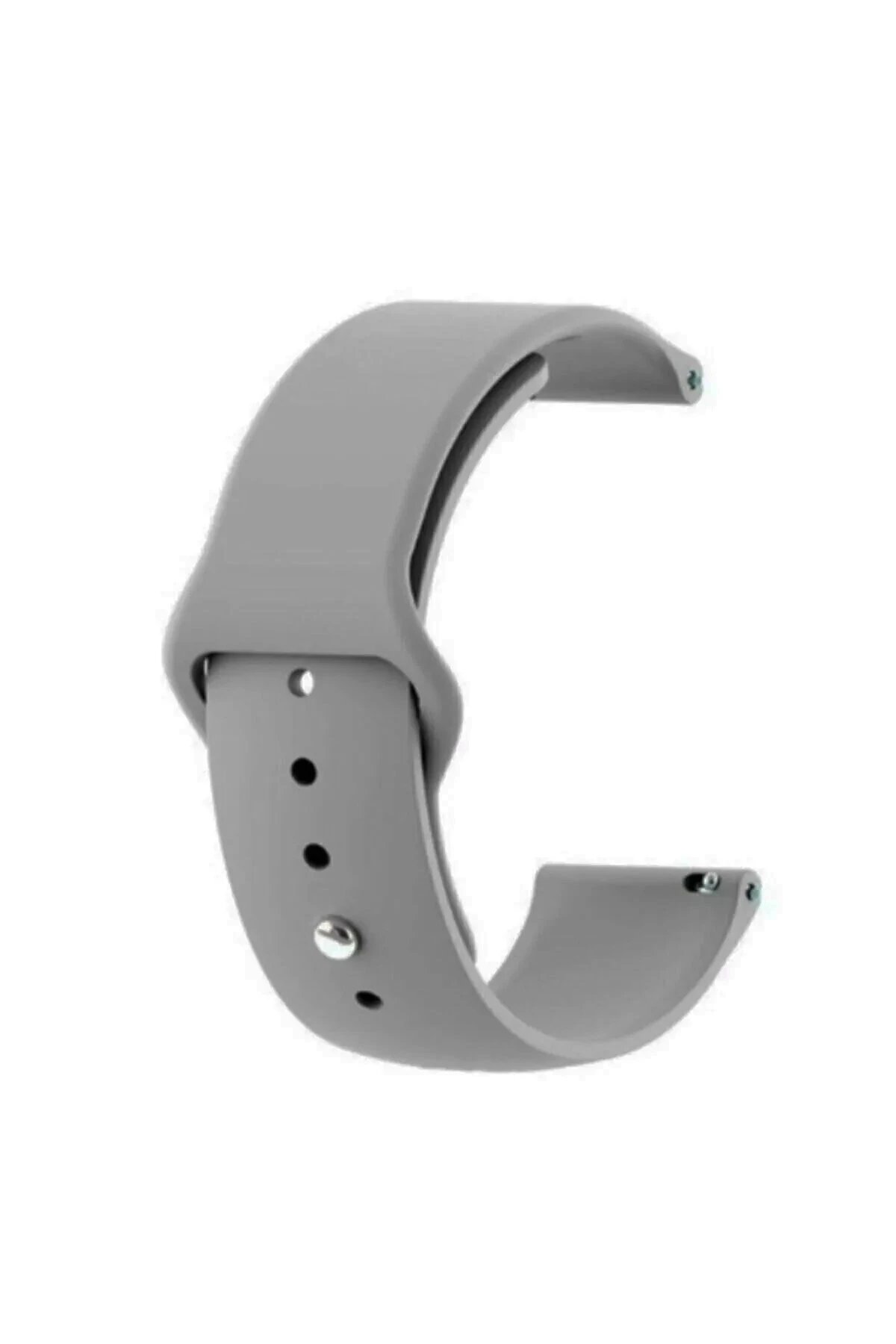 Huawei GT4 41mm 18mm Klasik Kordon - Füme-(5796)