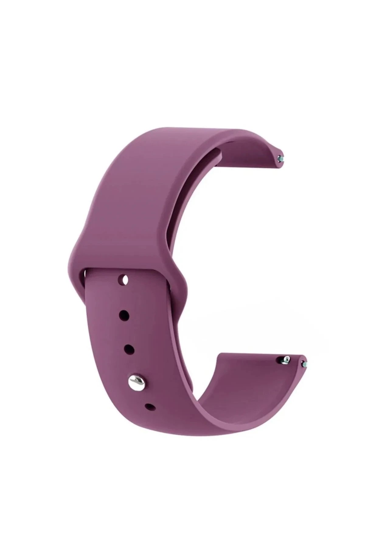 Huawei GT4 41mm 18mm Klasik Kordon - Mürdüm-(5796)