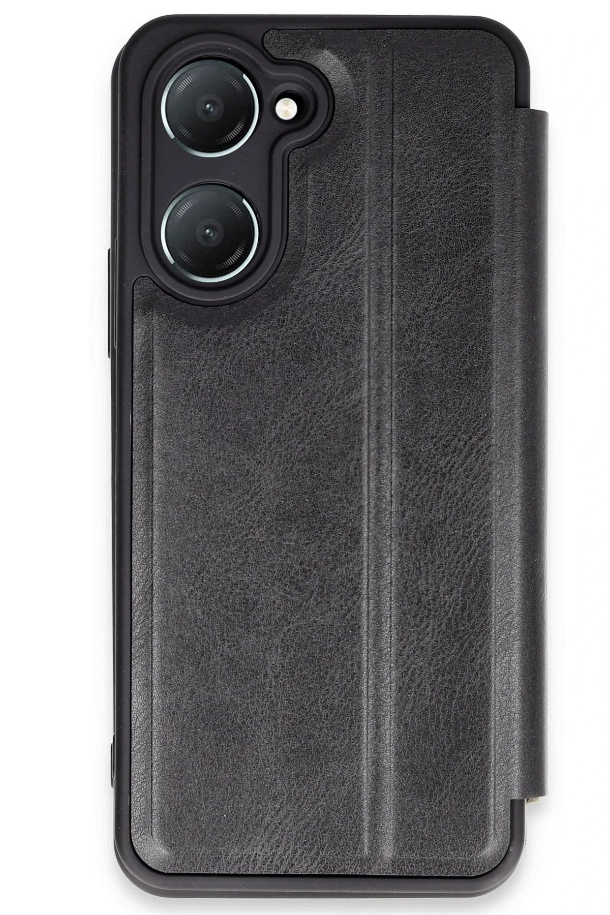 Vivo Y18 Kılıf Flip Cover - Siyah-(5796)