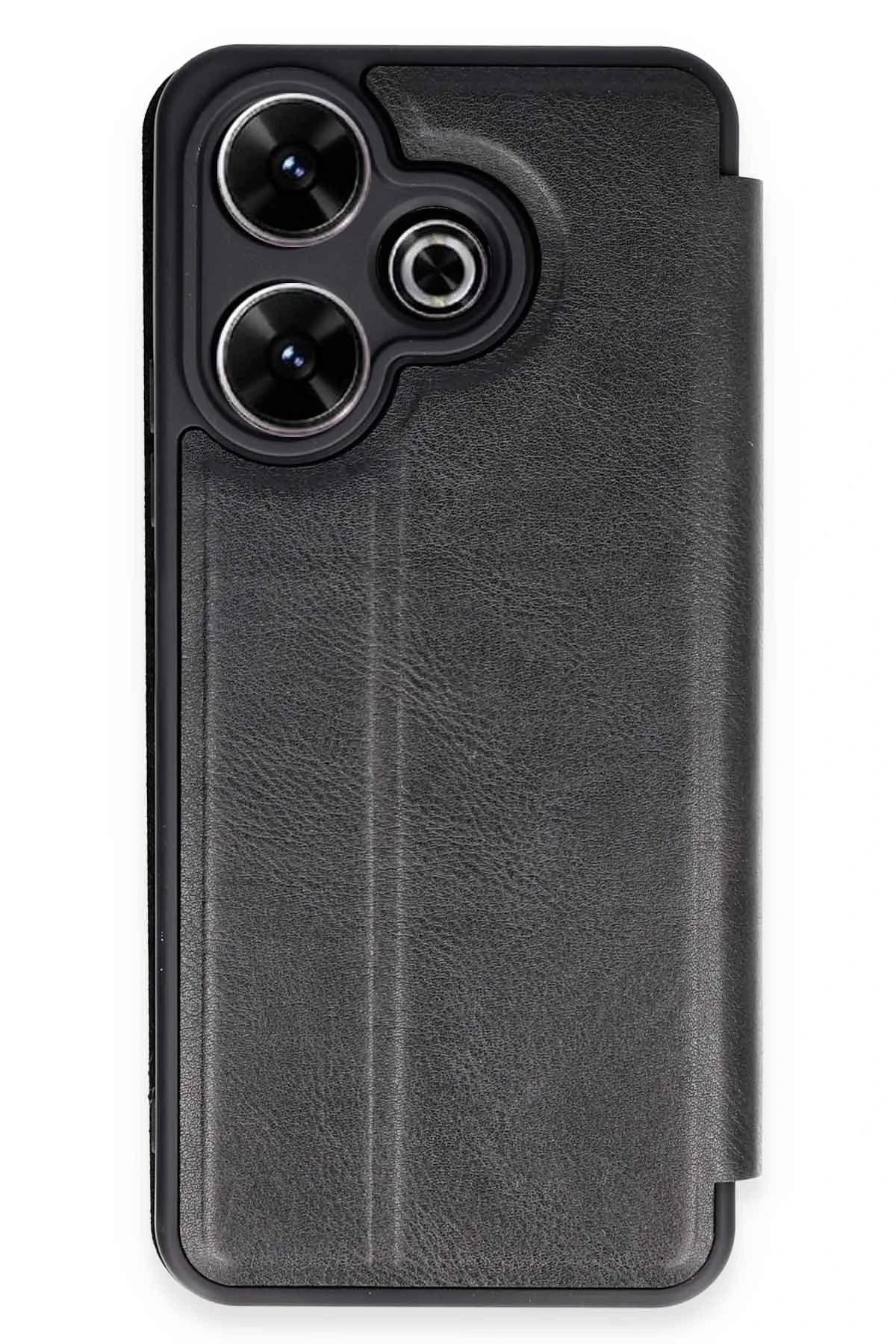 Xiaomi Redmi 13 4G Kılıf Flip Cover - Siyah-(5796)