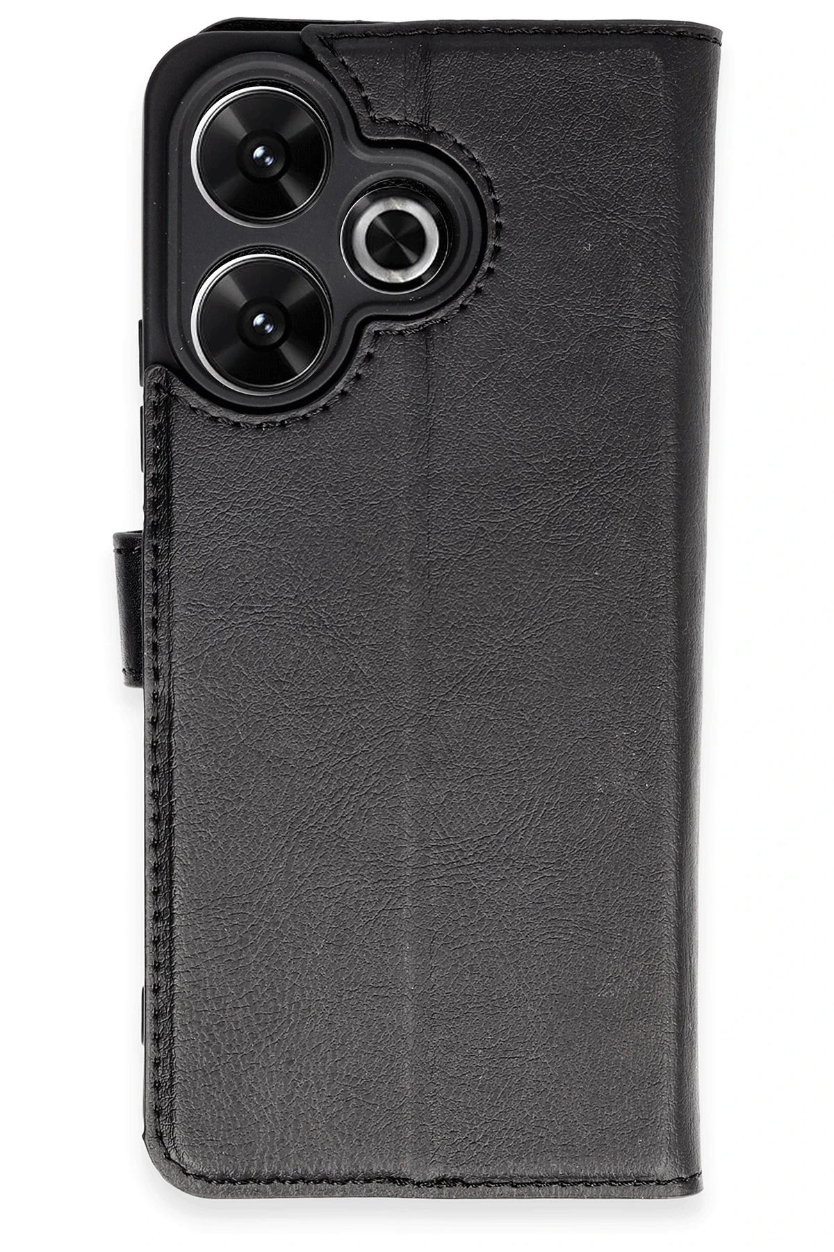 Xiaomi Redmi 13 4G Kılıf Trend S Plus Kapaklı Kılıf - Siyah-(5796)