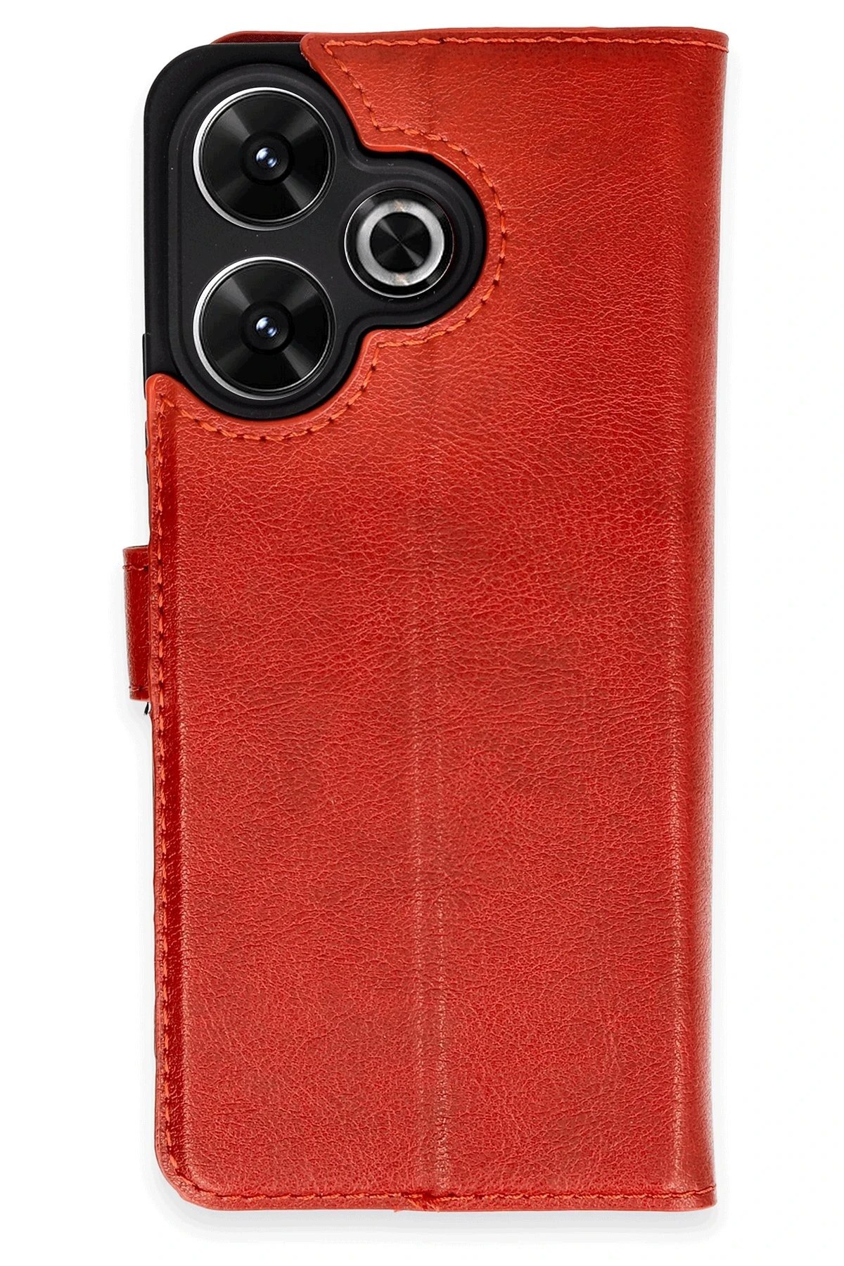 Xiaomi Redmi 13 4G Kılıf Trend S Plus Kapaklı Kılıf - Kırmızı-(5796)