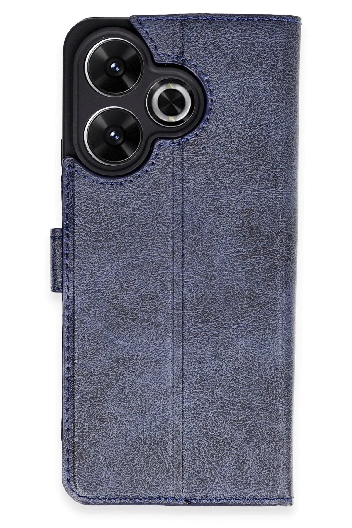 Xiaomi Redmi 13 4G Kılıf Trend S Plus Kapaklı Kılıf - Lacivert-(5796)