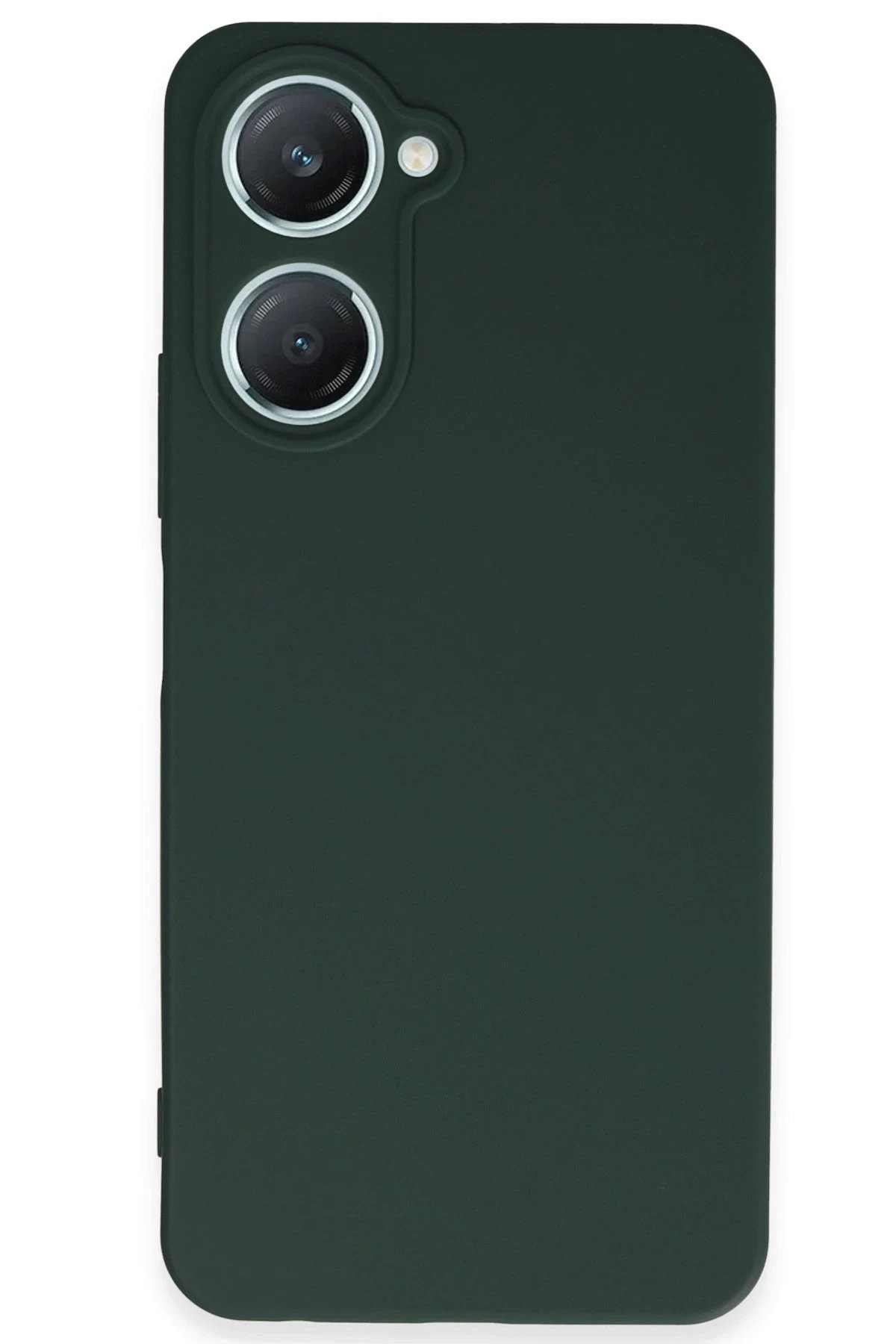 Vivo Y18 Kılıf First Silikon - Koyu Yeşil-(5796)