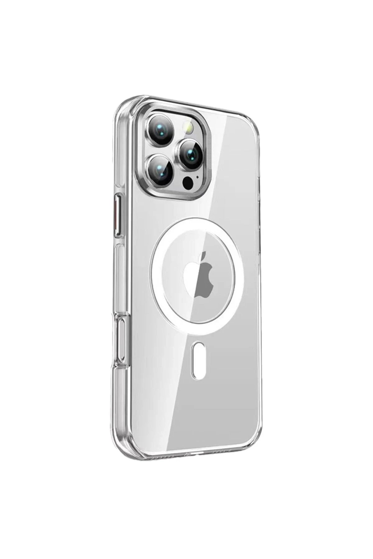 iPhone 16 Pro Crystal Magsafe Kapak - Şeffaf-(5796)