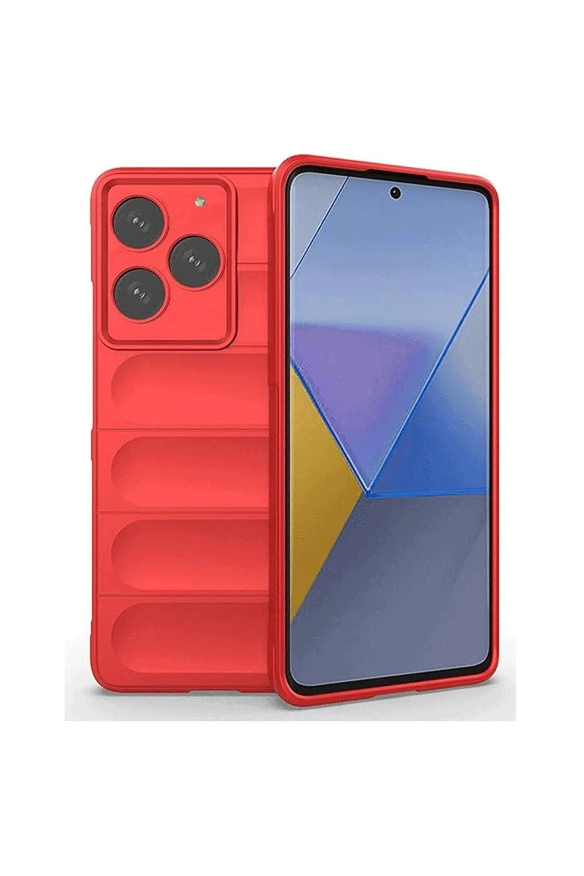 General Mobile Era 50 Kılıf Optimum Silikon - Kırmızı-(5796)
