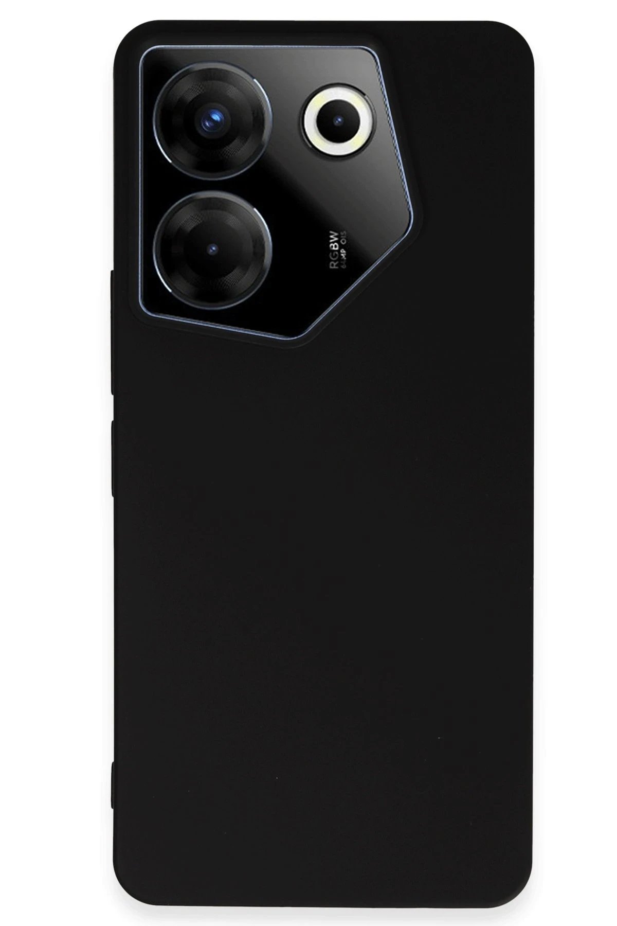 Tecno Camon 20 Pro 5G Kılıf First Silikon - Siyah-(5796)