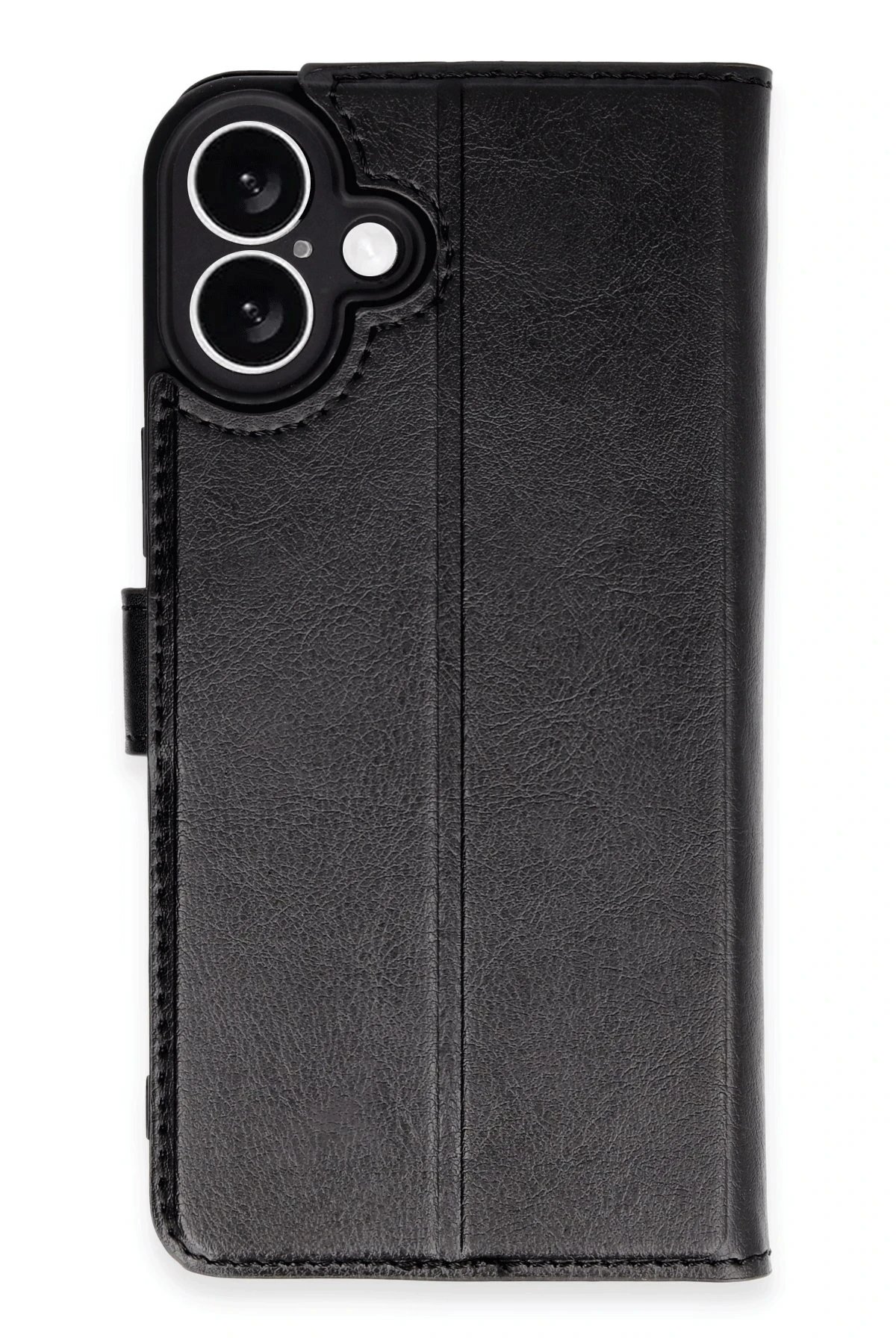 iPhone 16 Plus Kılıf Trend S Plus Kapaklı Kılıf - Siyah-(5796)