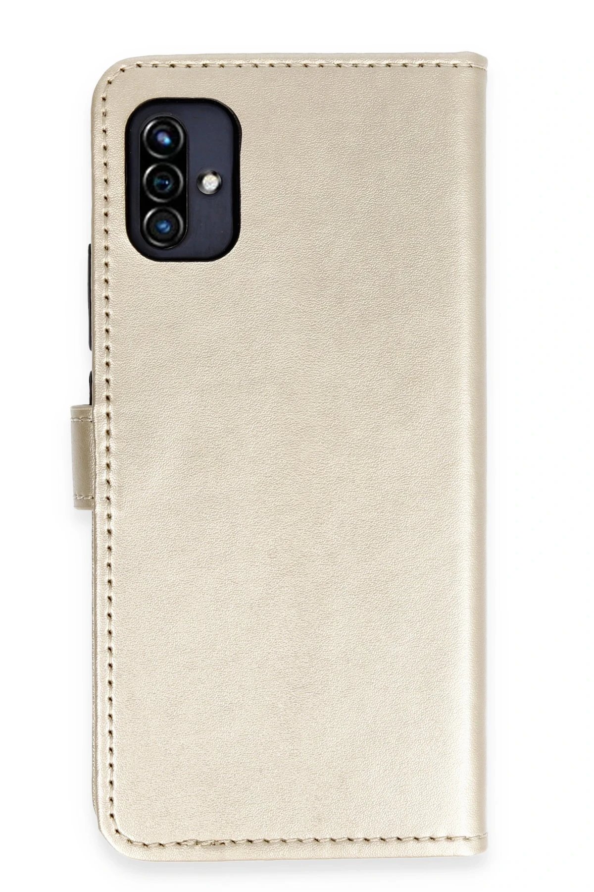 Reeder P13 Blue Max 2022 128GB Kılıf Trend S Plus Kapaklı Kılıf - Gold-(5796)