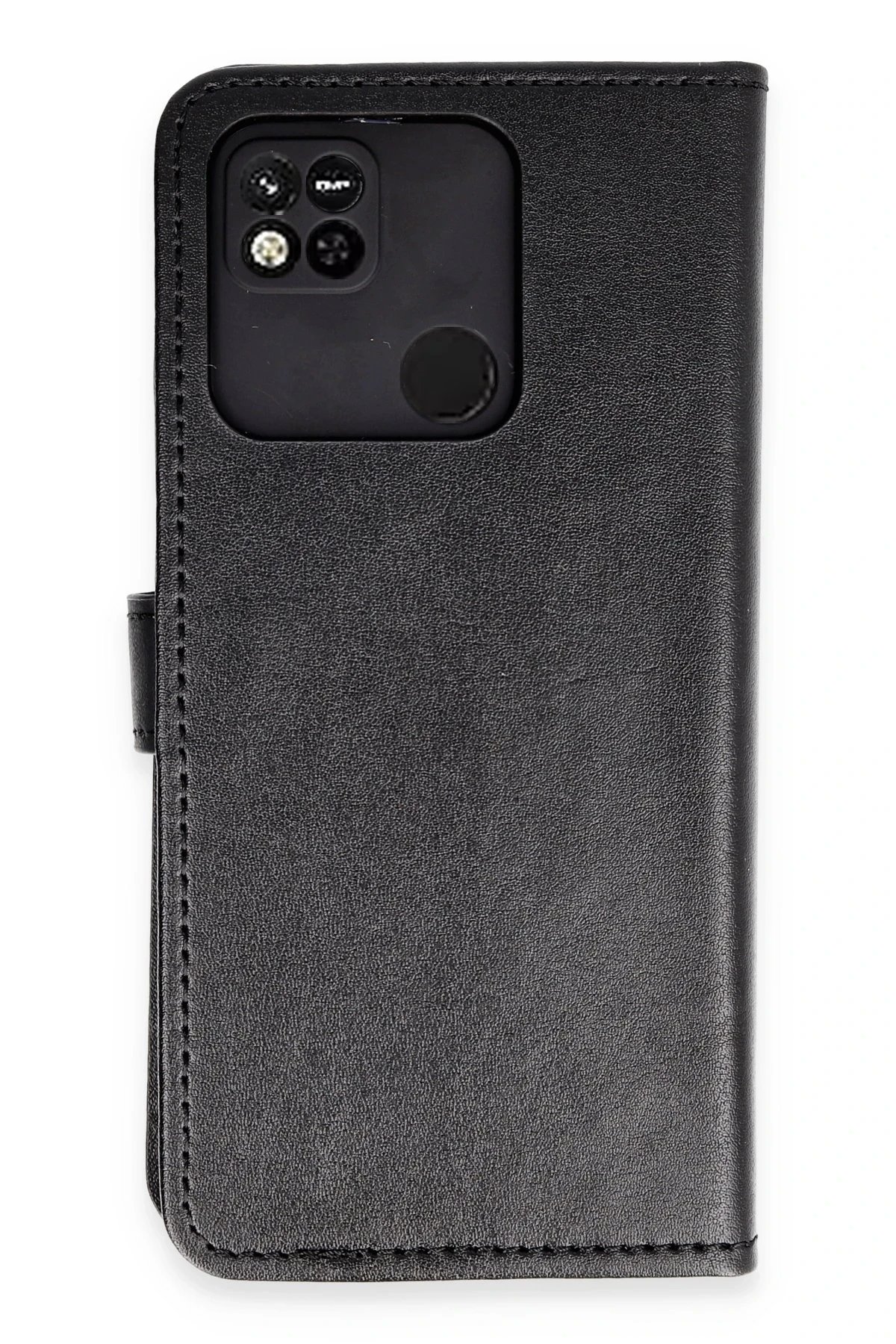Xiaomi Redmi 10A Kılıf Trend S Plus Kapaklı Kılıf - Siyah-(5796)