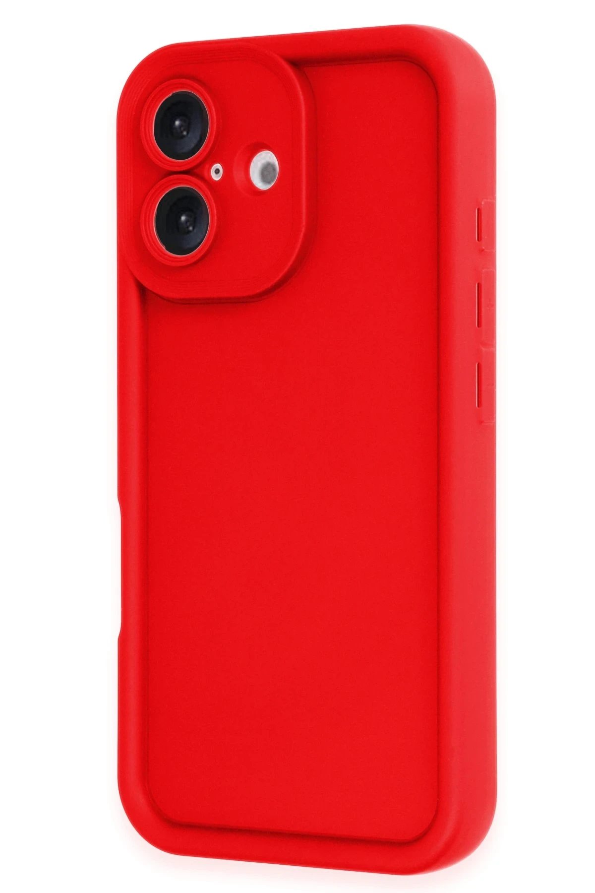iPhone 16 Kılıf Viera Silikon - Kırmızı-(5796)