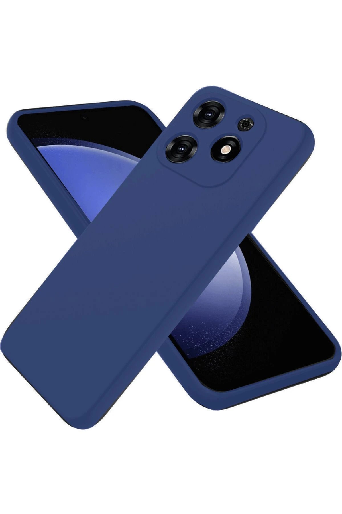 Tecno Spark Go 2024 Kılıf First Silikon - Lacivert-(5796)