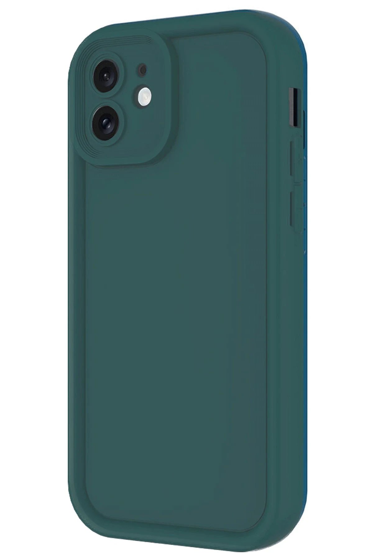 iPhone 11 Kılıf Viera Silikon - Koyu Yeşil-(5796)
