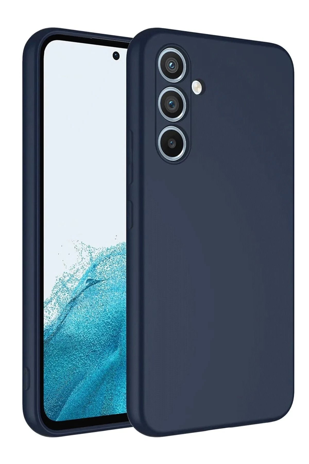 Samsung Galaxy A16 5G Kılıf First Silikon - Lacivert-(5796)