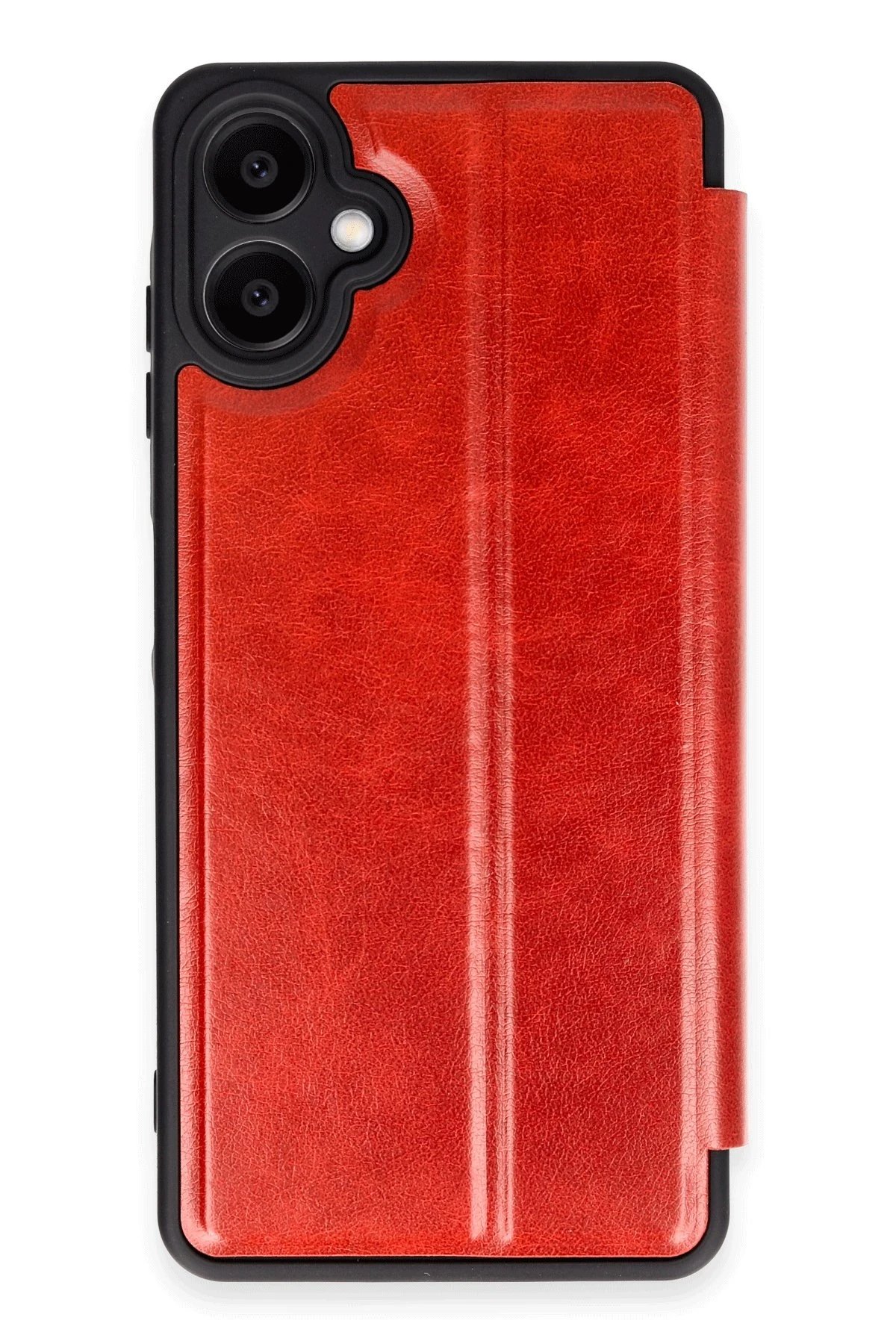Samsung Galaxy A06 Kılıf Flip Cover - Kırmızı-(5796)