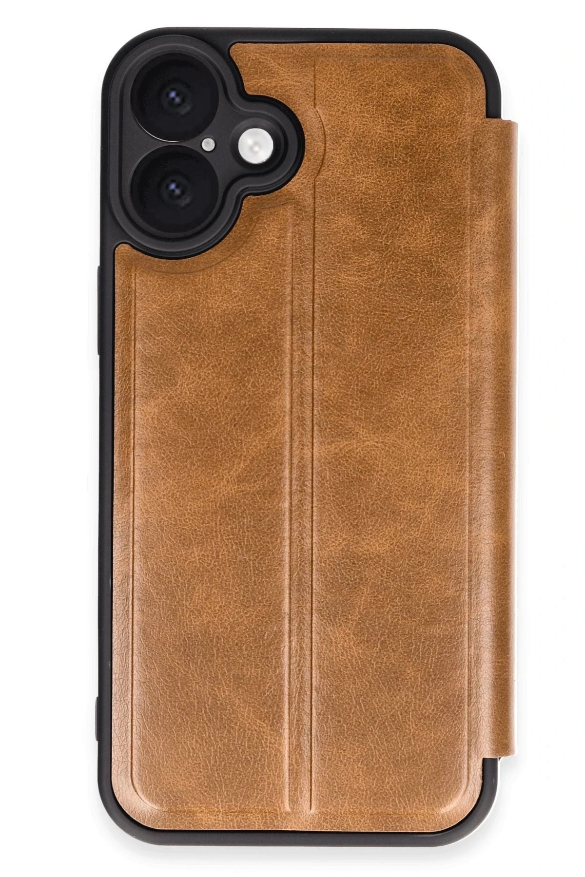 iPhone 16 Kılıf Flip Cover - Taba-(5796)