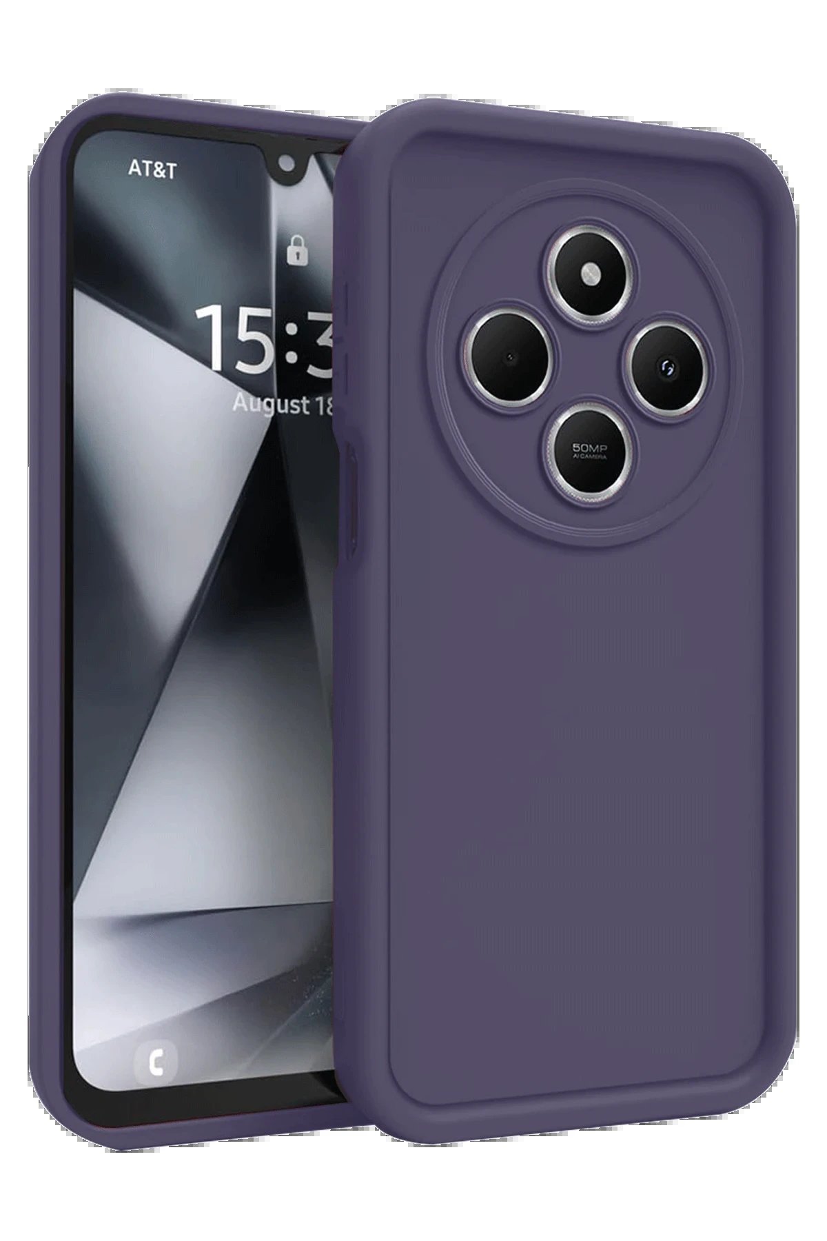 Xiaomi Redmi 14C Kılıf Viera Silikon - Mürdüm-(5796)