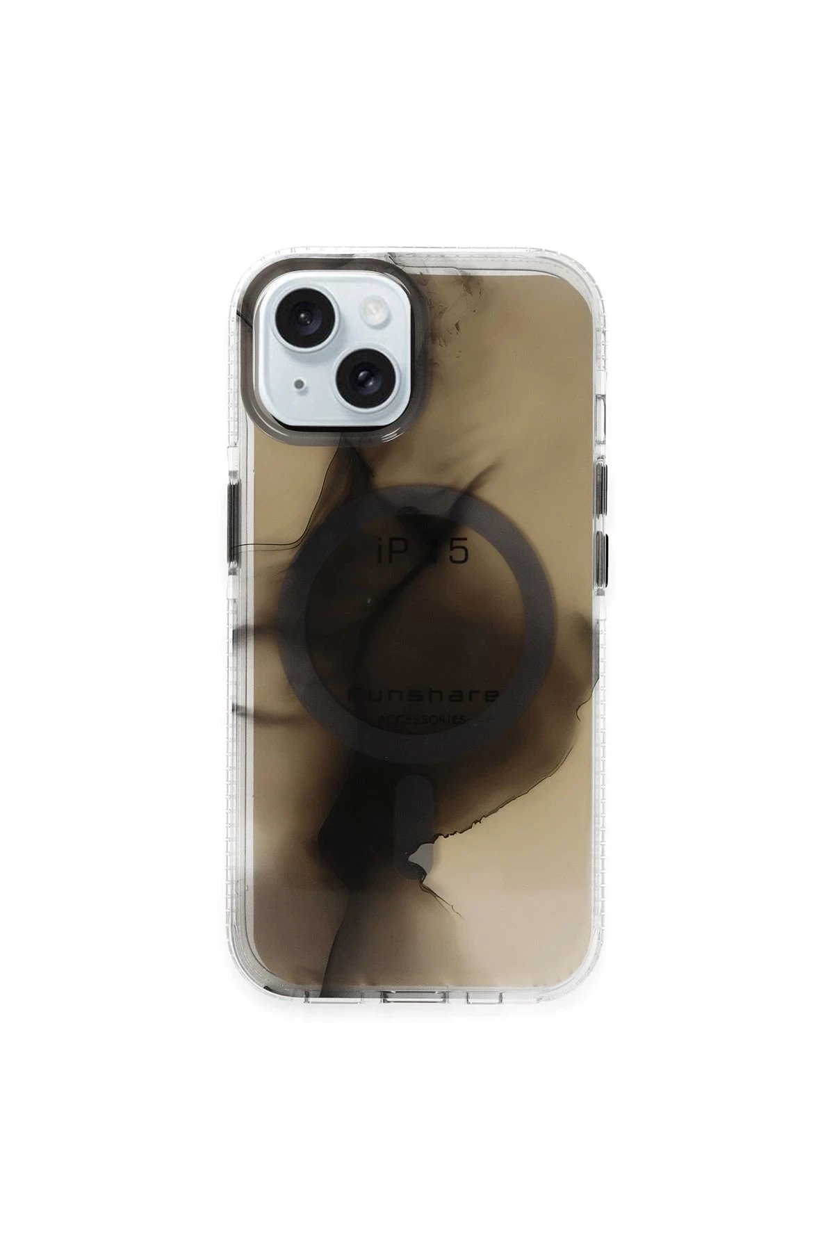 iPhone 15 Phantom Magsafe Kapak - Siyah-(5796)