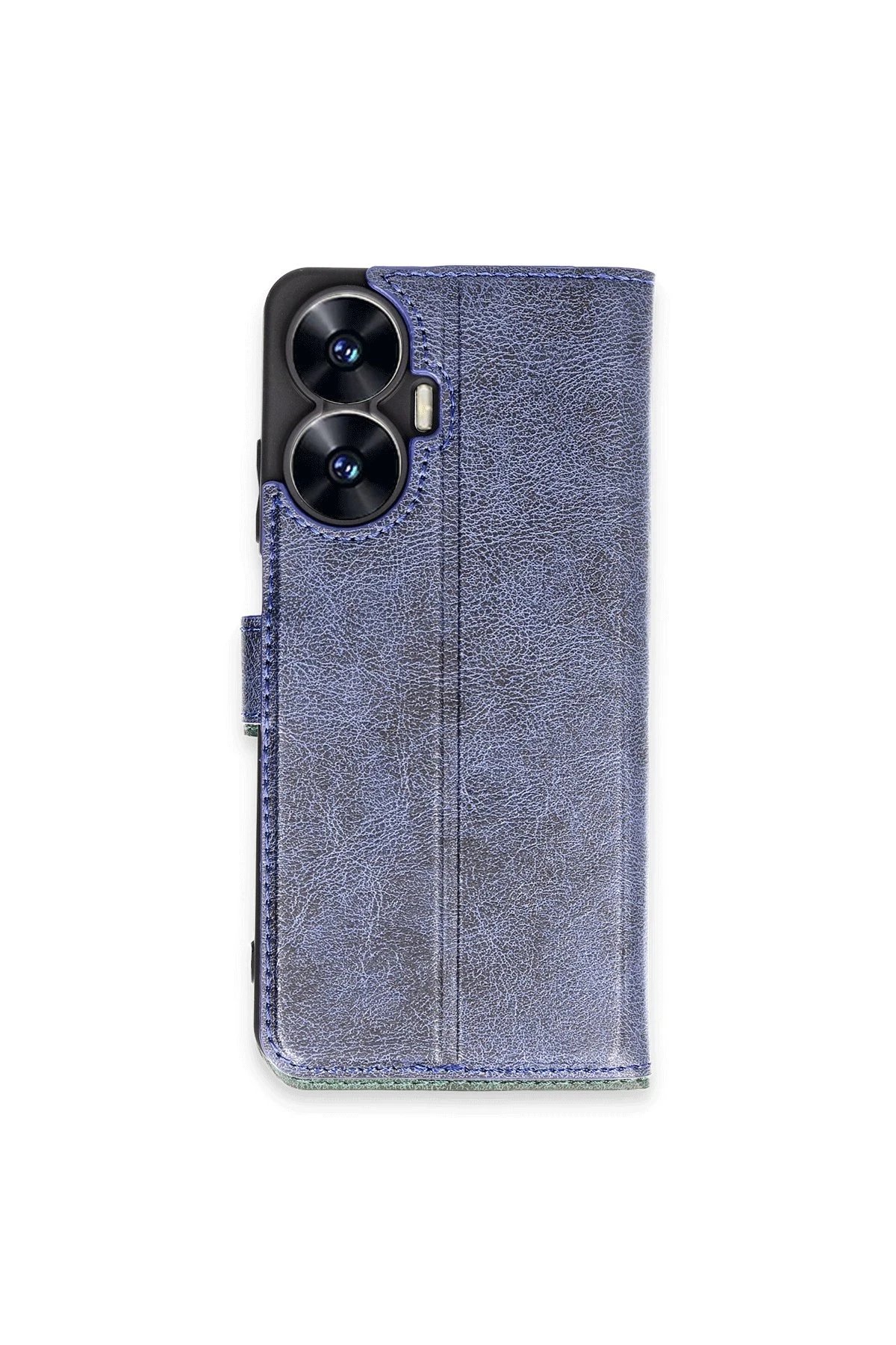 Realme C55 Kılıf Trend S Plus Kapaklı Kılıf - Lacivert-(5796)