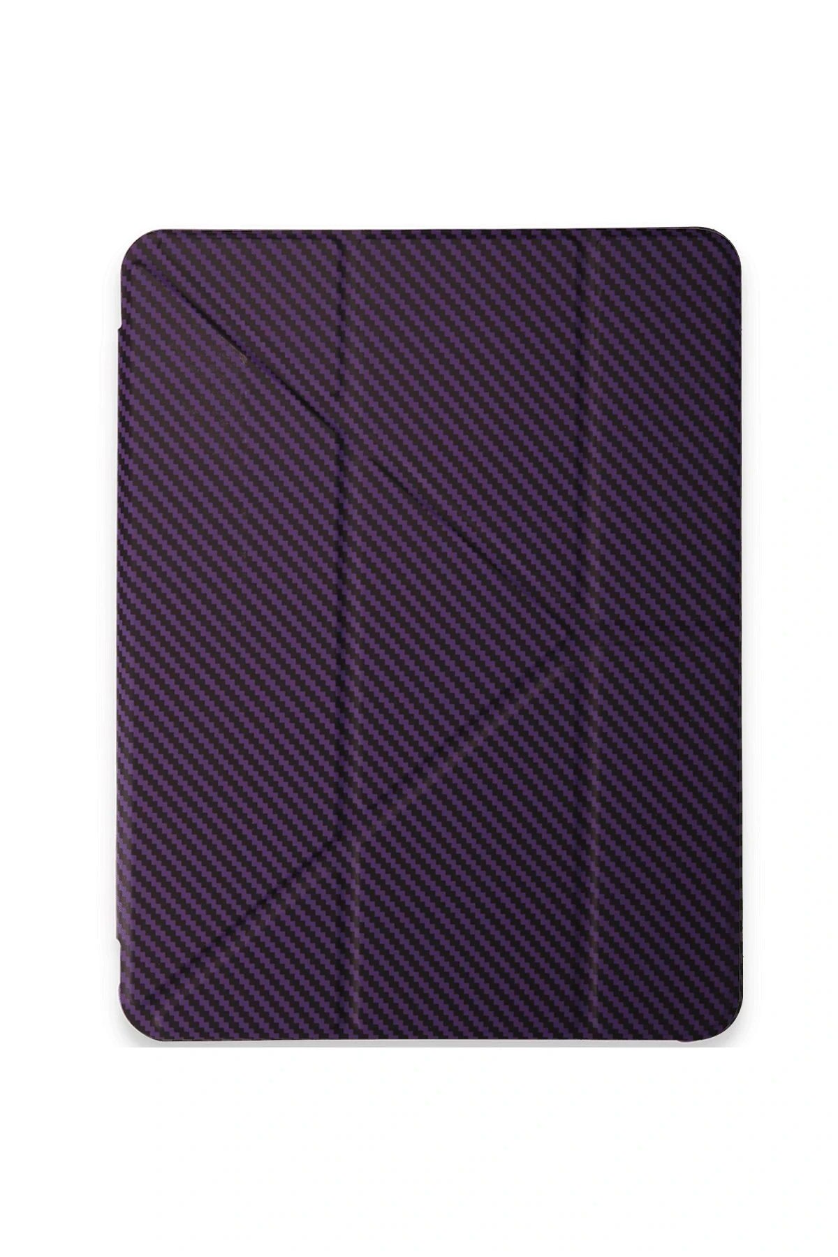 iPad Pro 11 (2024) Kılıf Color Karbon Tablet Kılıfı - Derin Mor-(5796)
