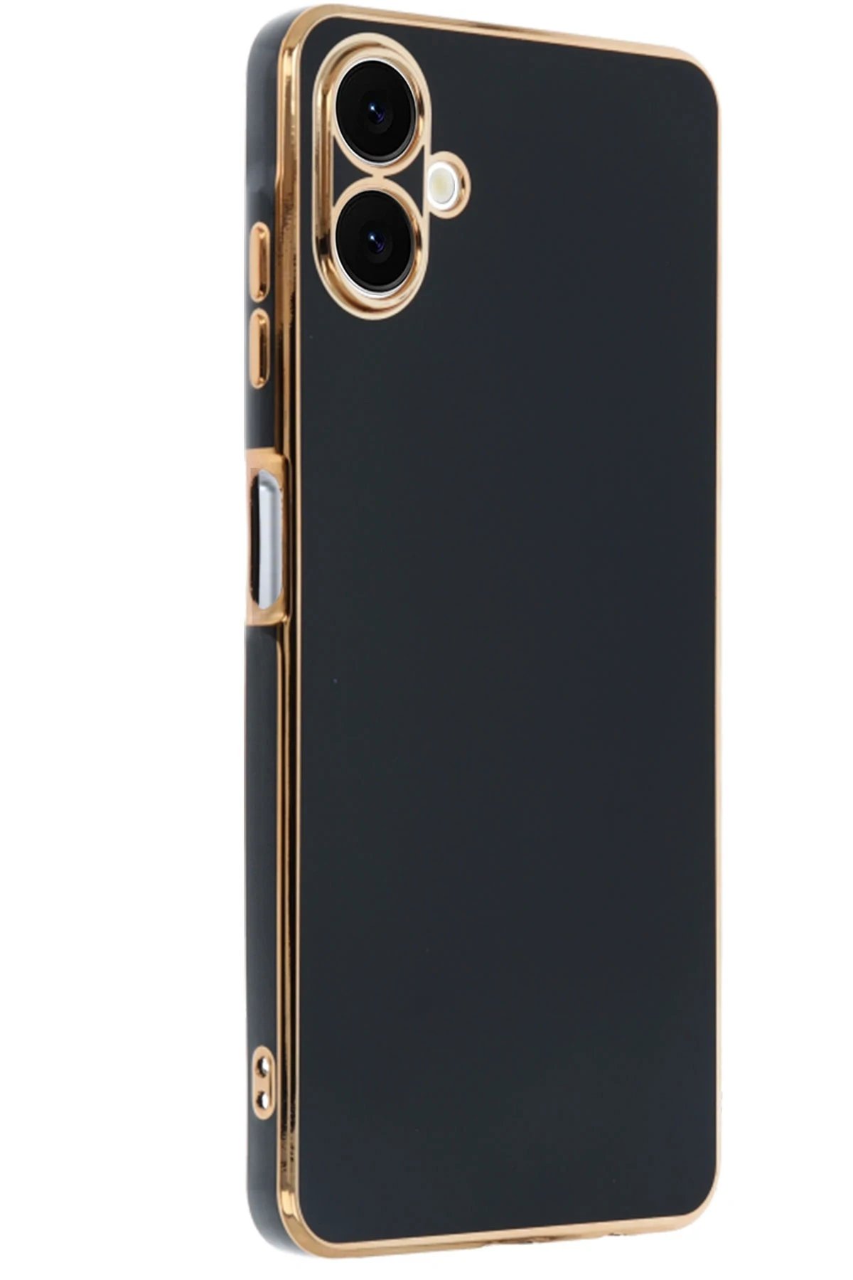 Samsung Galaxy A06 Kılıf Volet Silikon - Siyah-(5796)