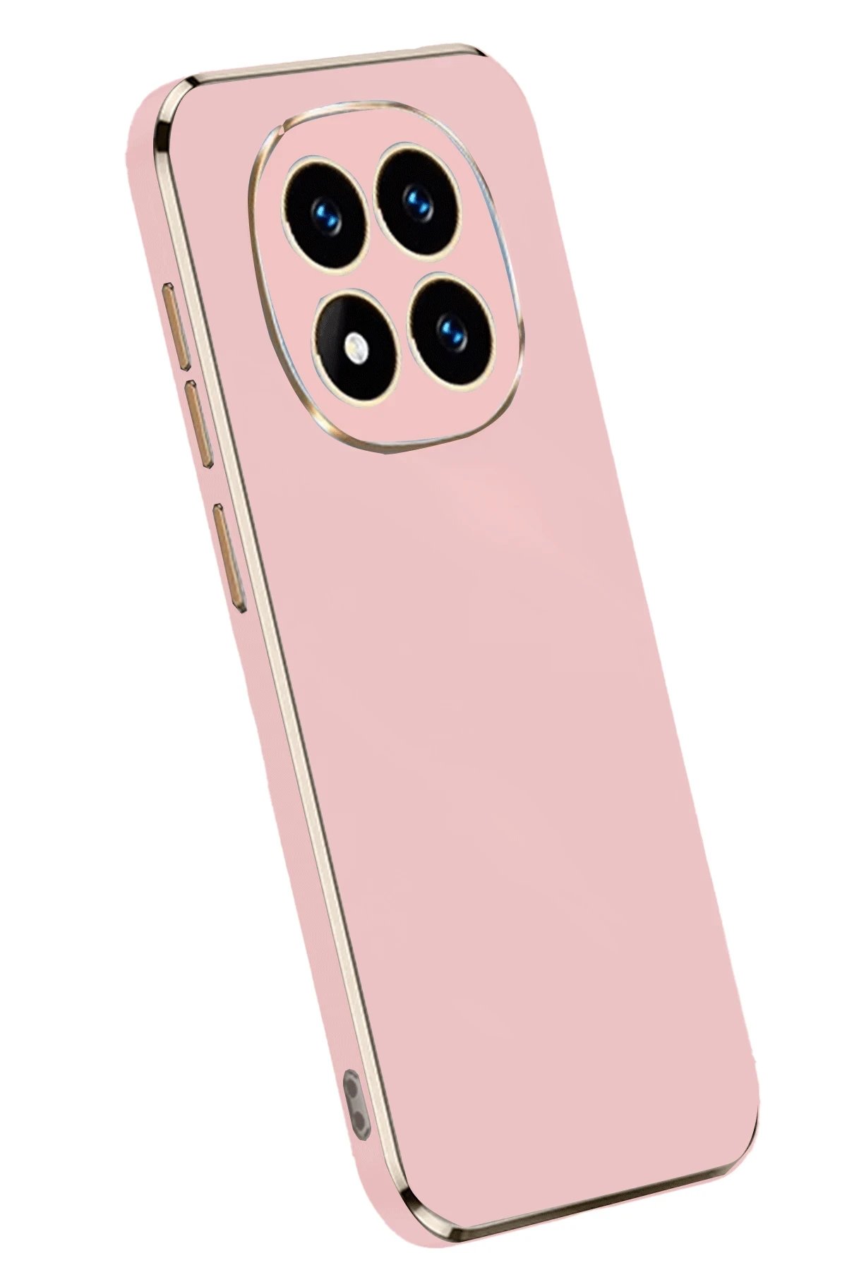 Xiaomi Redmi Note 14 Pro 5G Kılıf Volet Silikon - Pembe-(5796)