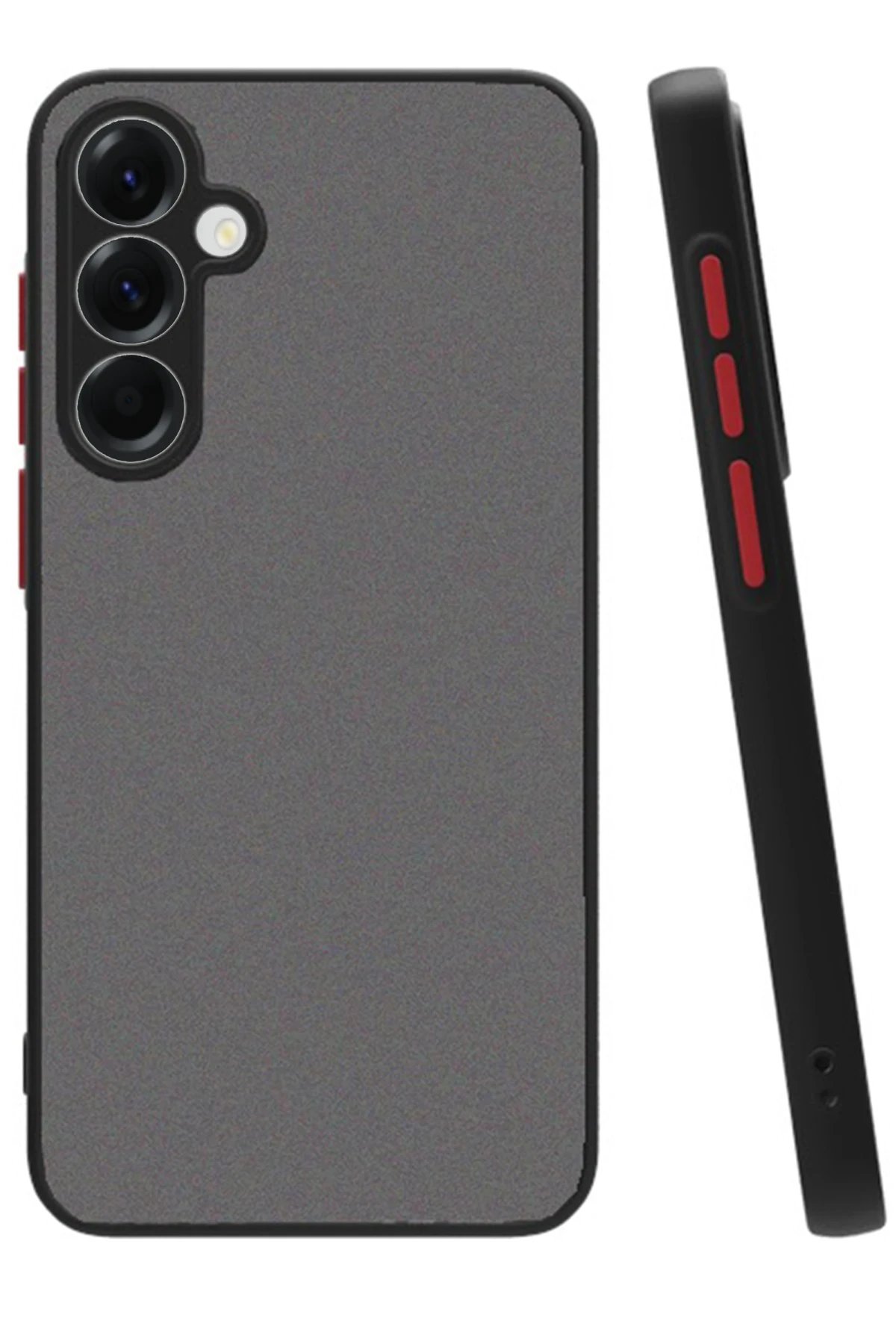 Samsung Galaxy A36 Kılıf Montreal Silikon Kapak - Siyah-(5796)