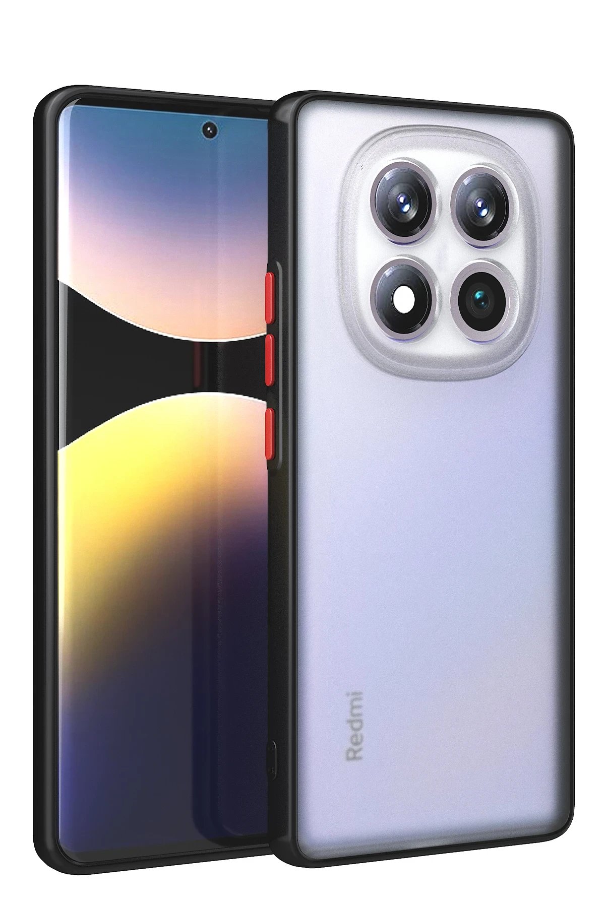 Xiaomi Redmi Note 14 Pro 4G Kılıf Montreal Silikon Kapak - Siyah-(5796)