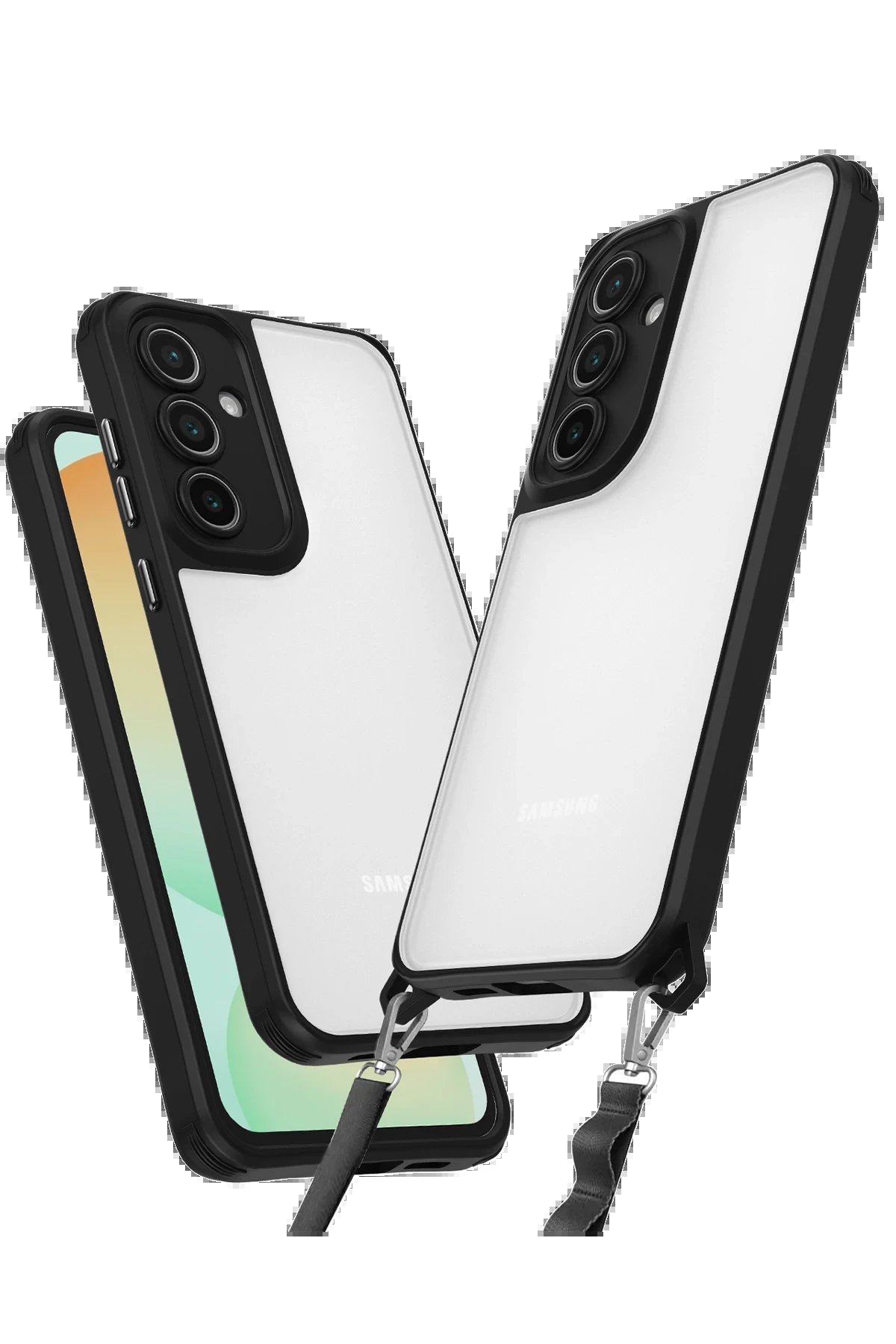Samsung Galaxy A55 5G Kılıf Penta Silikon Kılıf - Siyah-(5796)