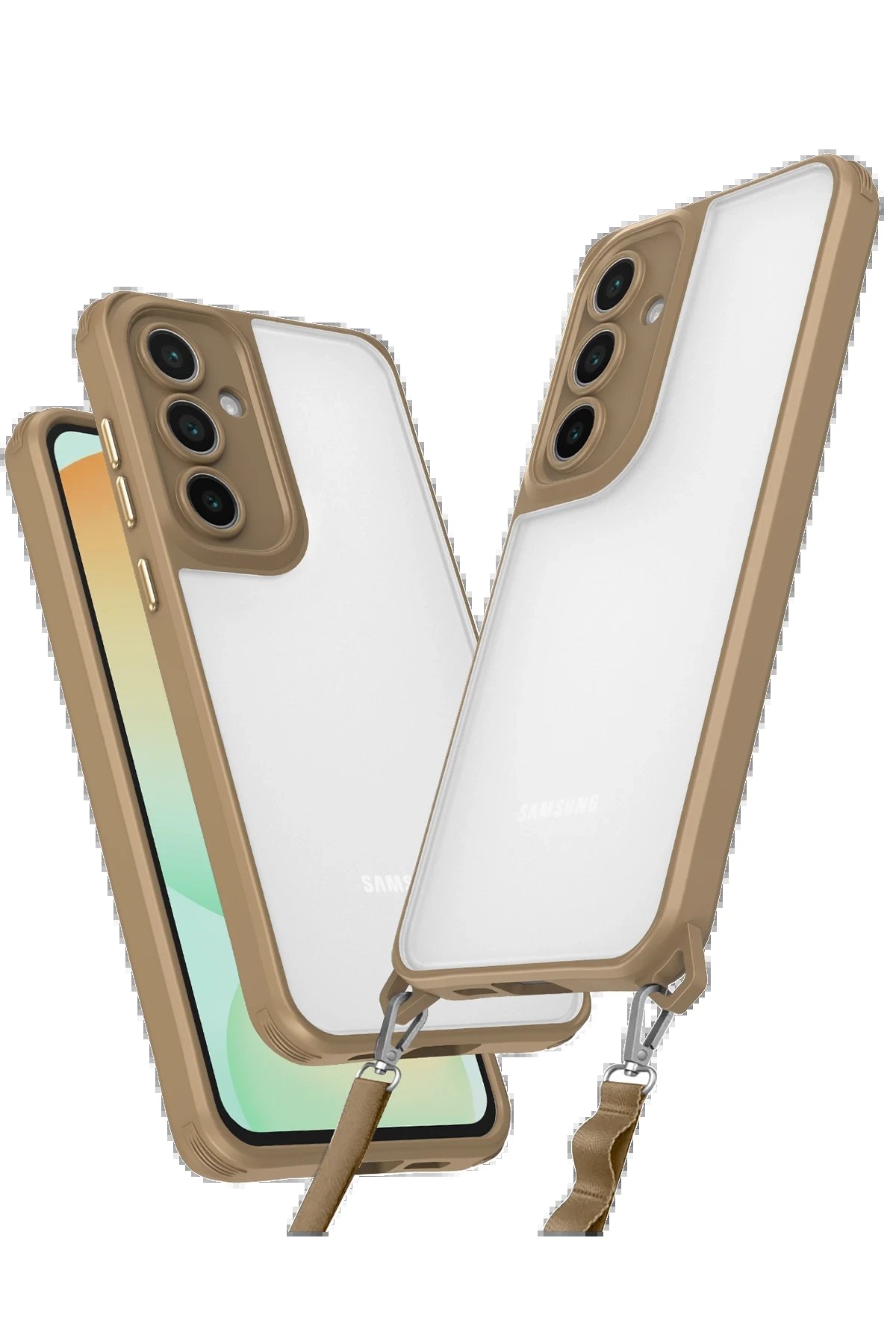 Samsung Galaxy A56 Kılıf Penta Silikon Kılıf - Çöl Titanyum-(5796)