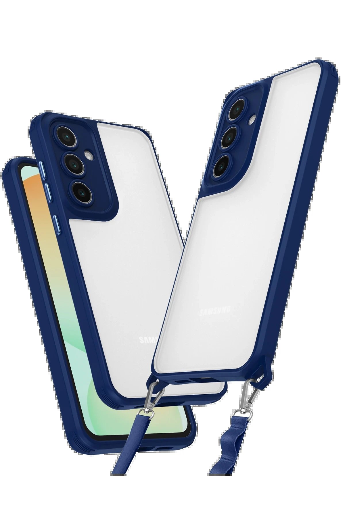 Samsung Galaxy A56 Kılıf Penta Silikon Kılıf - Lacivert-(5796)