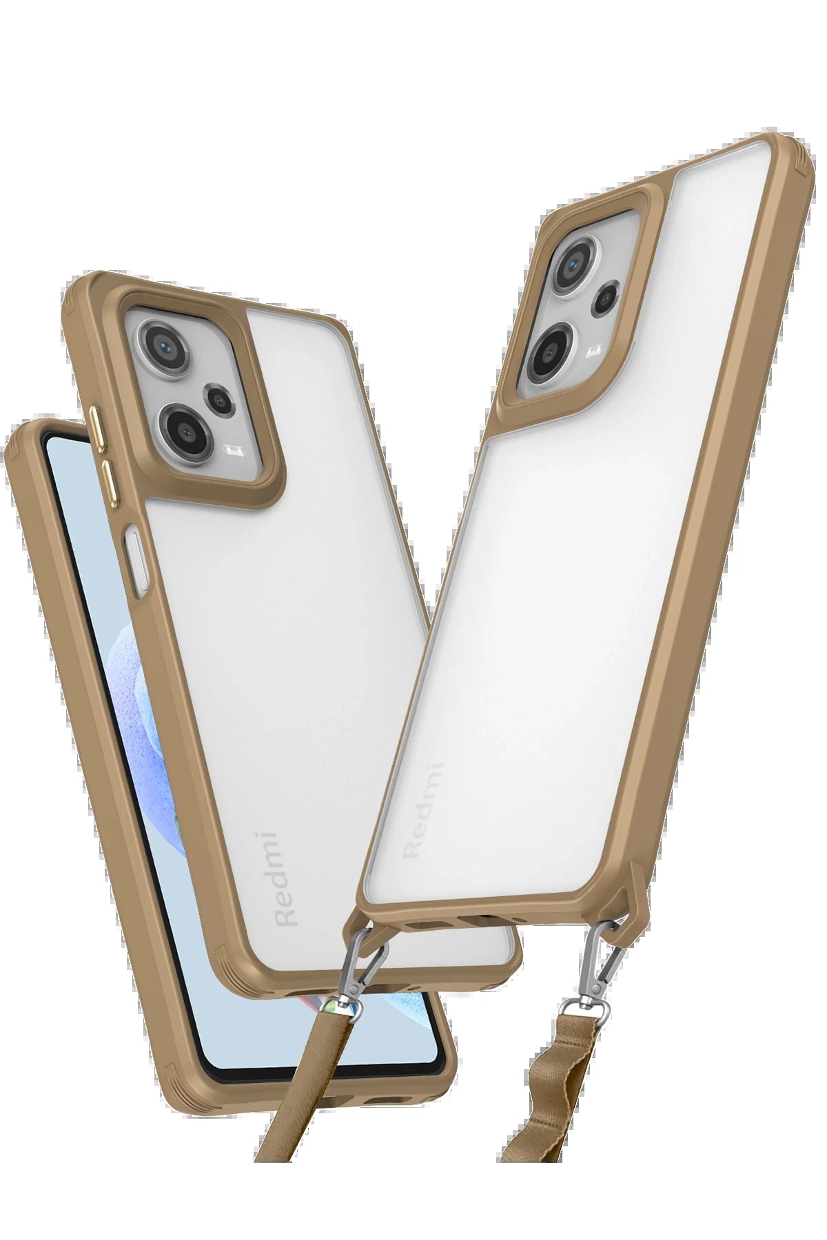 Xiaomi Redmi Note 12 Pro 5G Kılıf Penta Silikon Kılıf - Çöl Titanyum-(5796)
