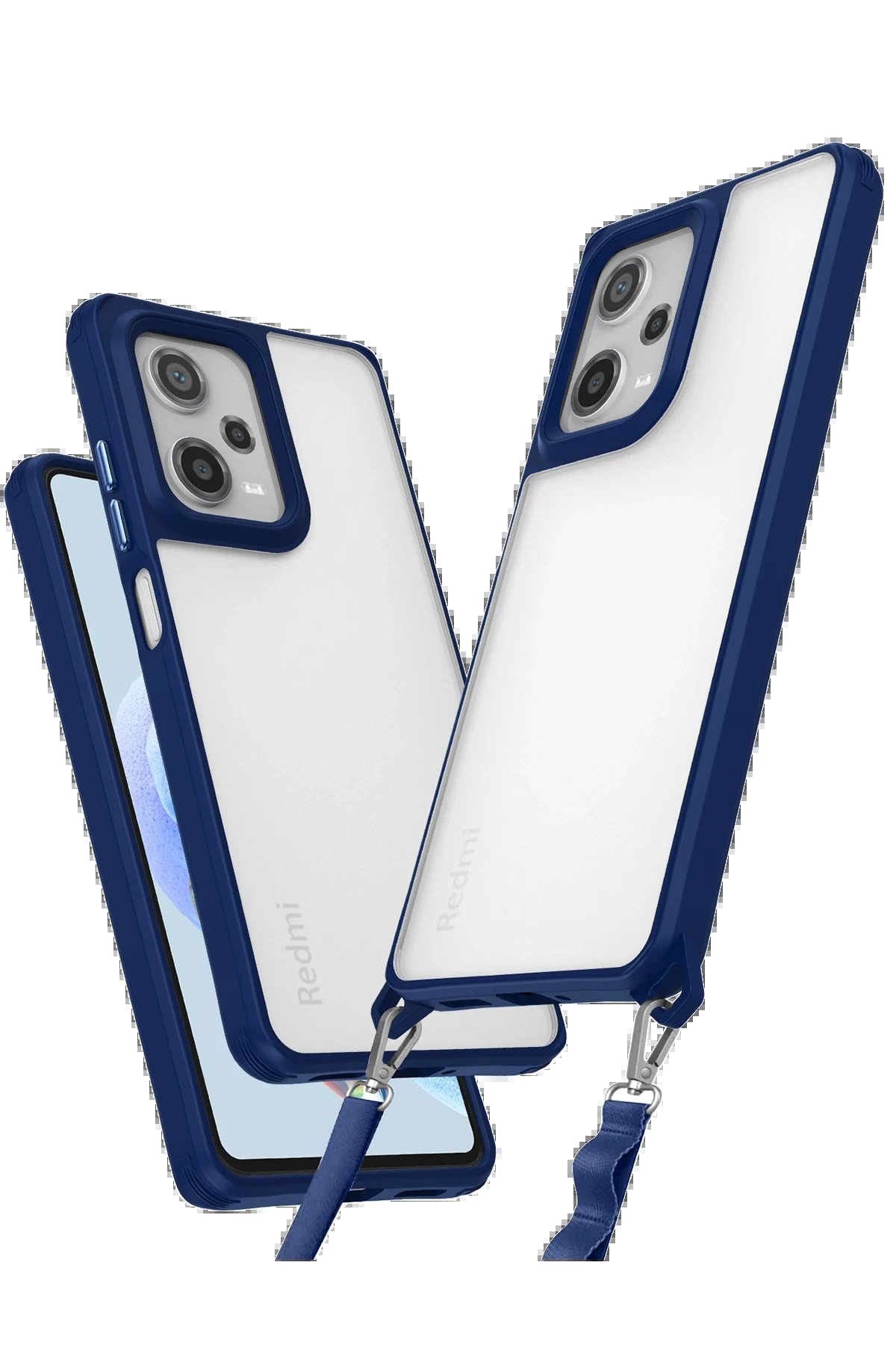 Xiaomi Redmi Note 12 Pro 5G Kılıf Penta Silikon Kılıf - Lacivert-(5796)