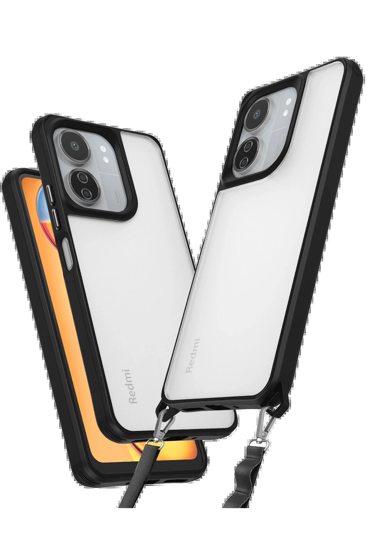 Xiaomi Redmi 13C Kılıf Penta Silikon Kılıf - Siyah-(5796)