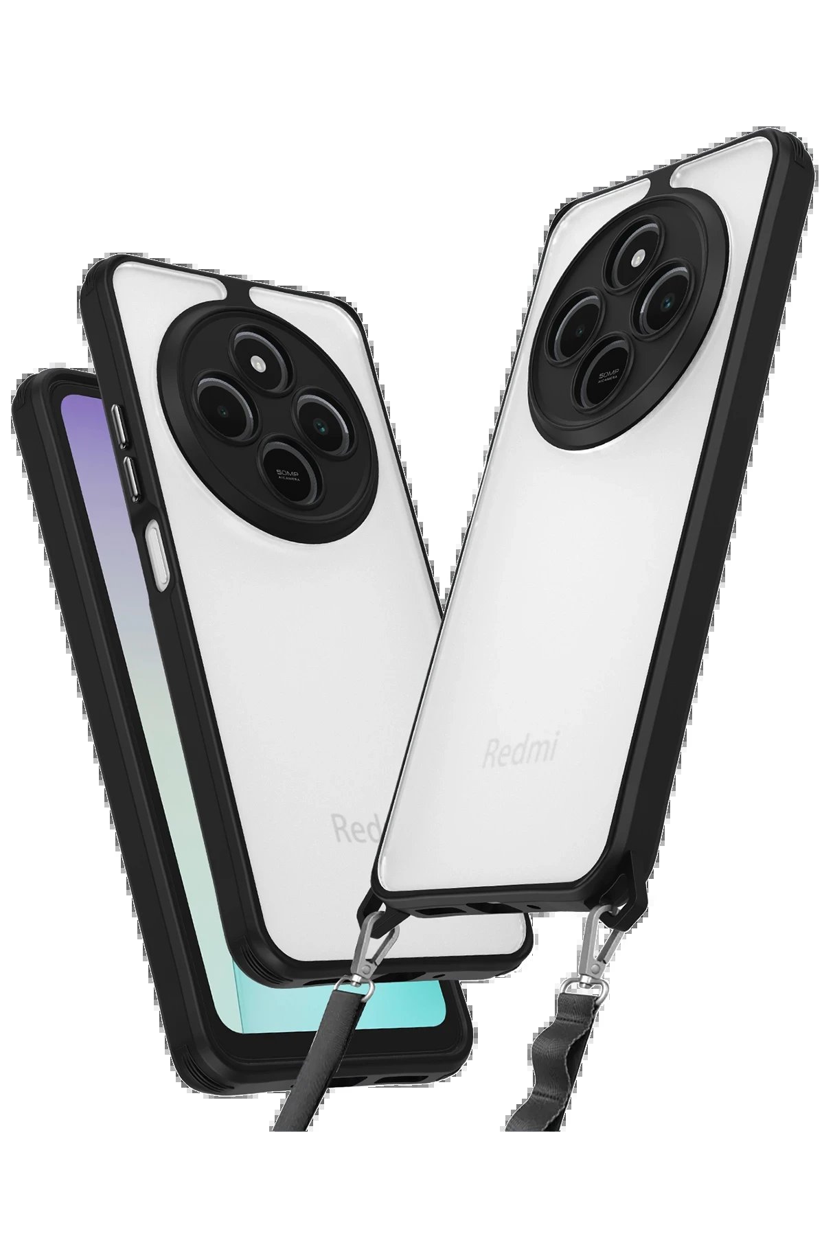 Xiaomi Redmi 14C Kılıf Penta Silikon Kılıf - Siyah-(5796)