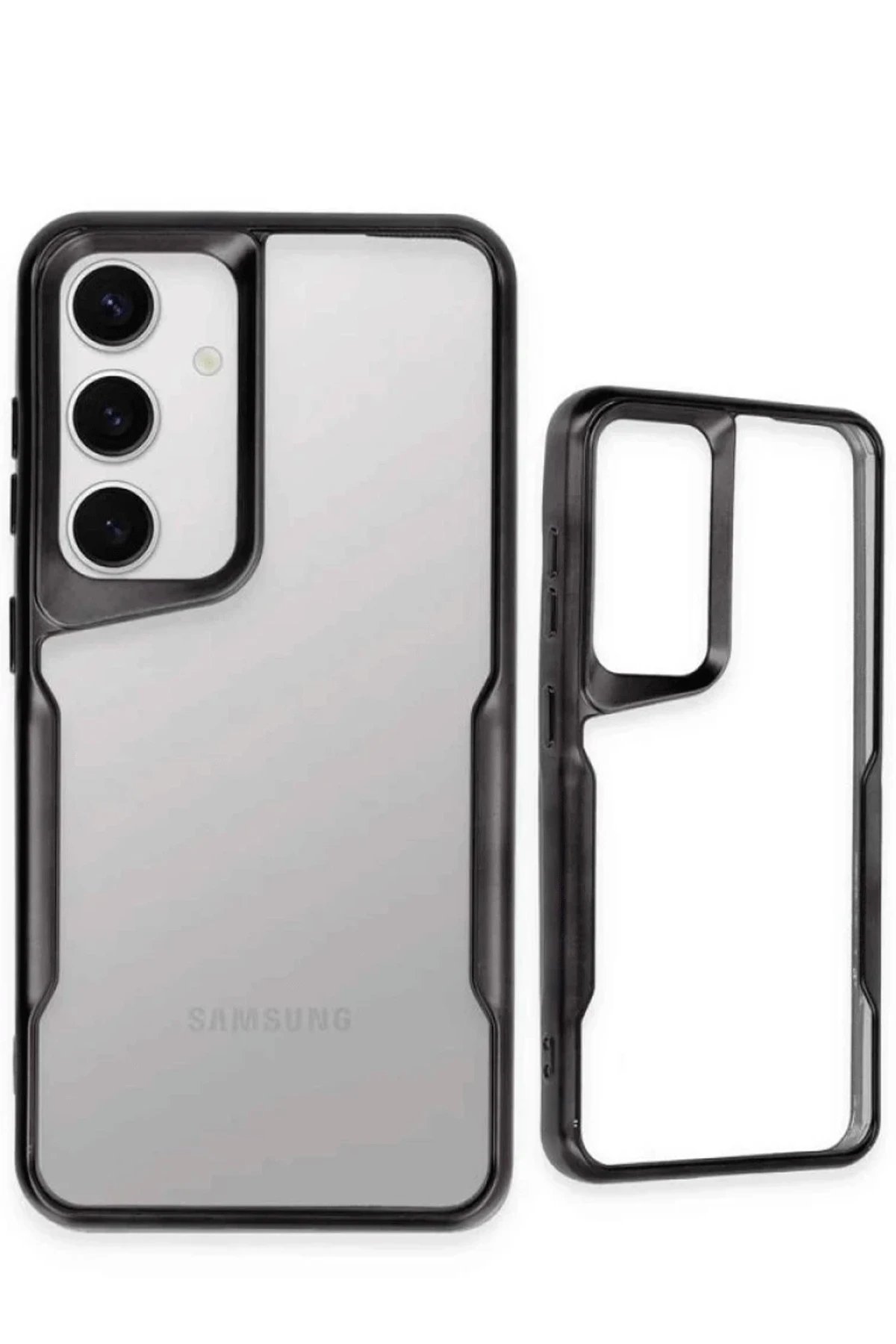 Samsung Galaxy S25 Kılıf Boyi Silikon Kapak - Lacivert-(5796)