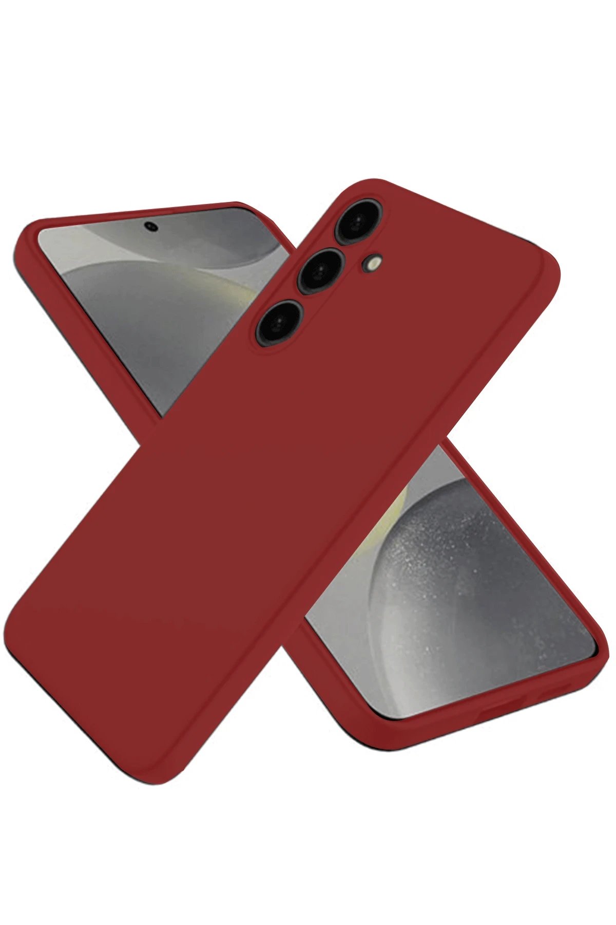 Samsung Galaxy A26 Kılıf First Silikon - Kırmızı-(5796)