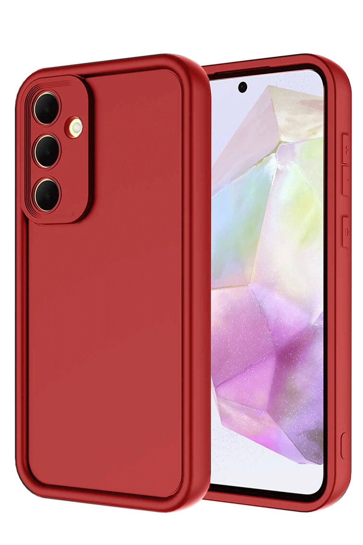 Samsung Galaxy A26 Kılıf Viera Silikon - Kırmızı-(5796)