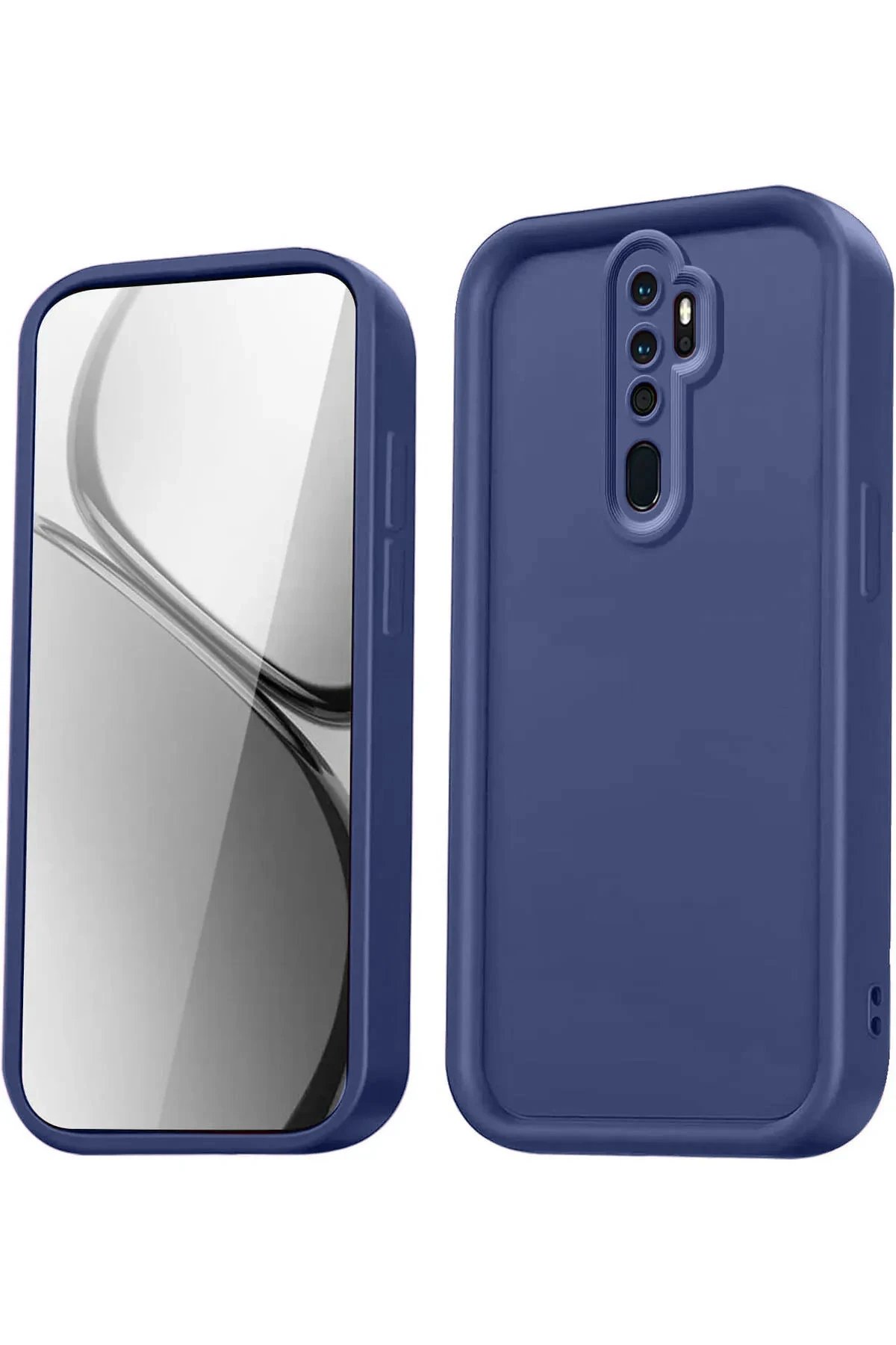 Xiaomi Redmi Note 8 Pro Kılıf Viera Silikon - Lacivert-(5796)