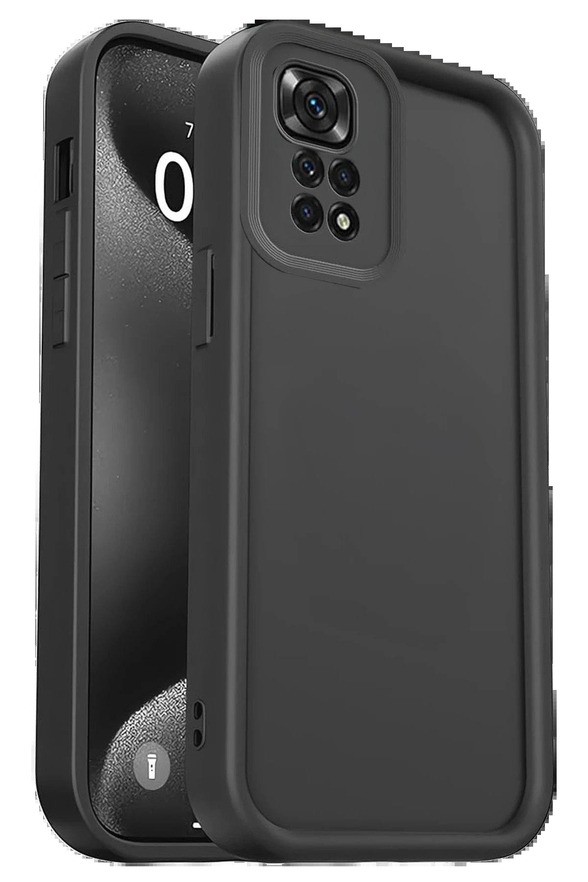 Xiaomi Redmi 10 2022 Kılıf Viera Silikon - Siyah-(5796)